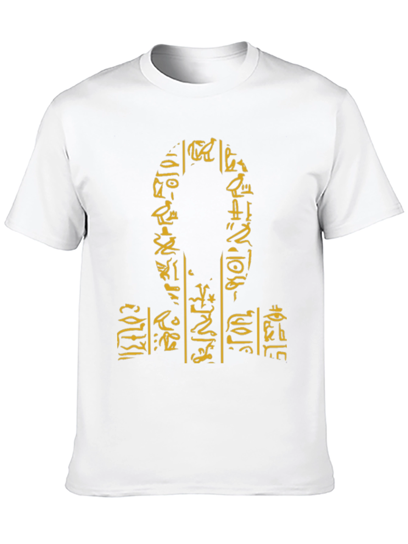 Ankh Hieroglyph Graphic T-Shirt - Ancient Egypt Symbol