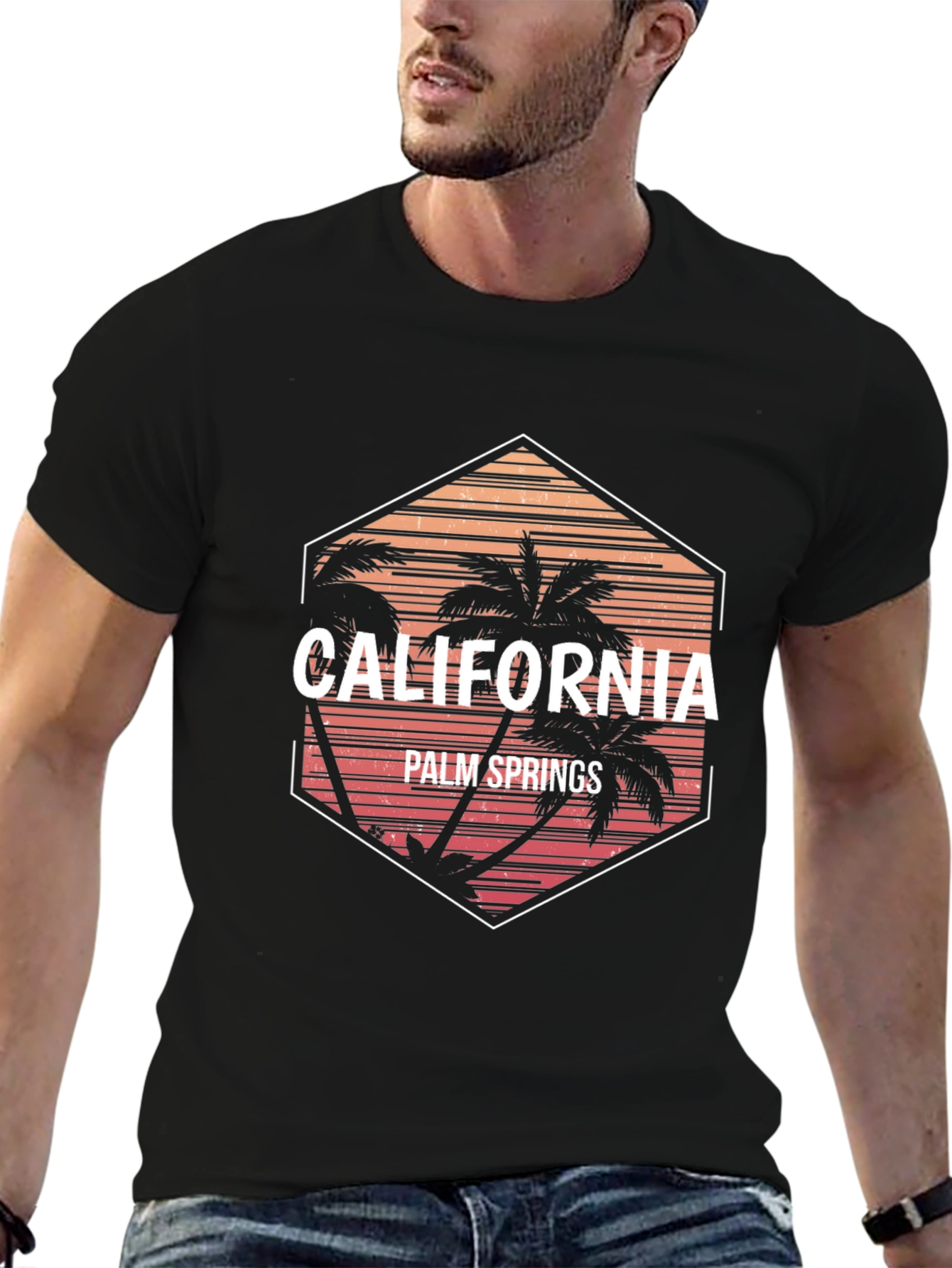 California Palm Springs Graphic Tee