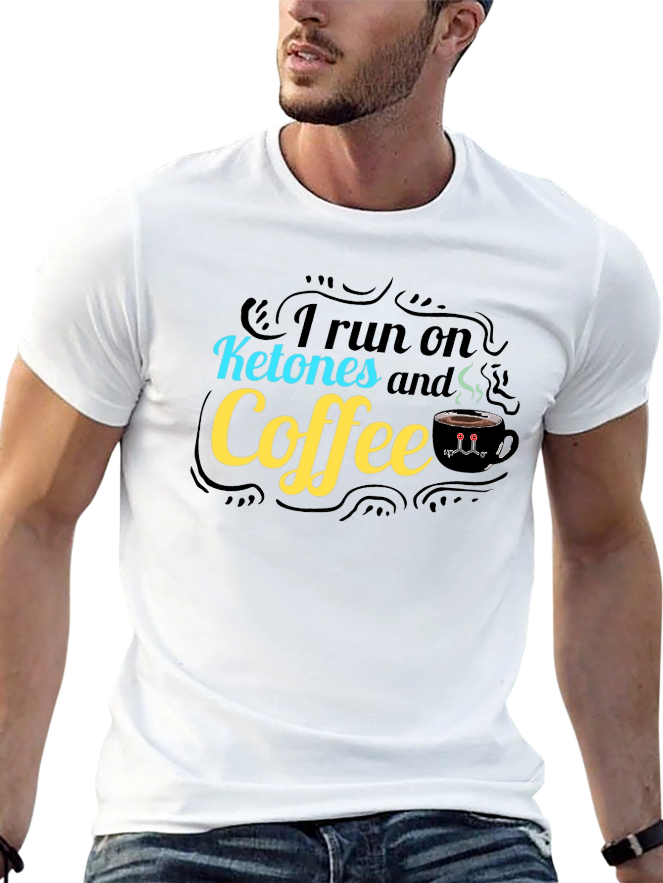 I Run on Ketones and Coffee Graphic Tee