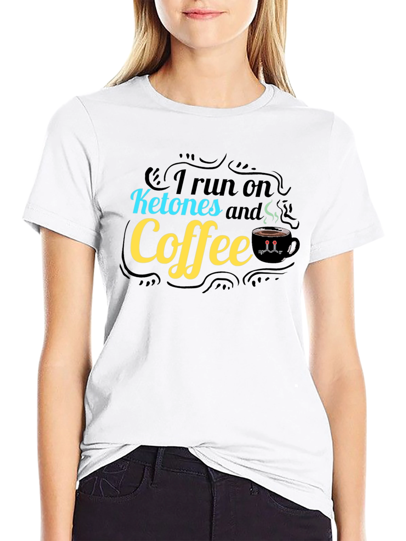 I Run on Ketones and Coffee Graphic Tee