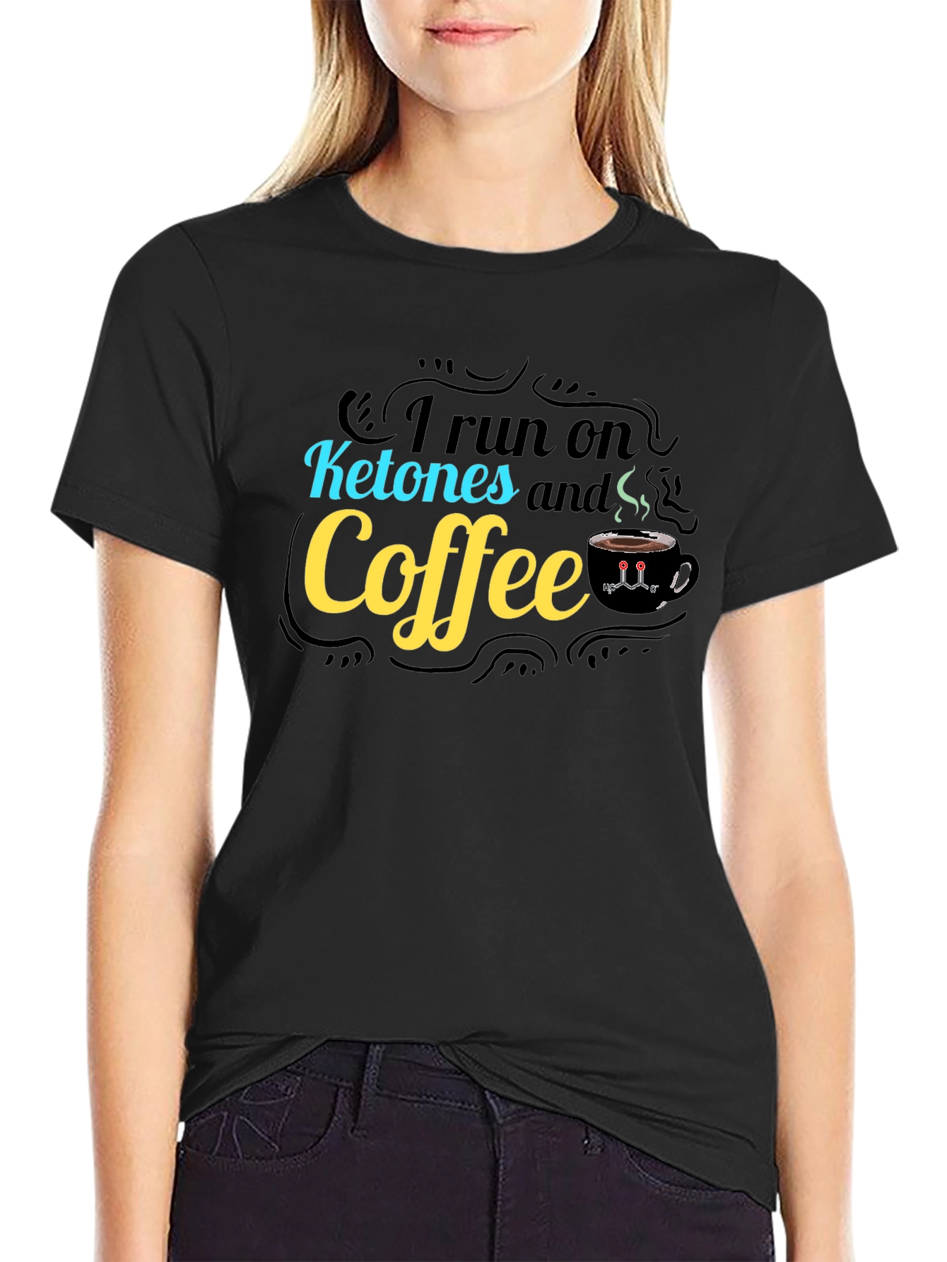 I Run on Ketones and Coffee Graphic Tee