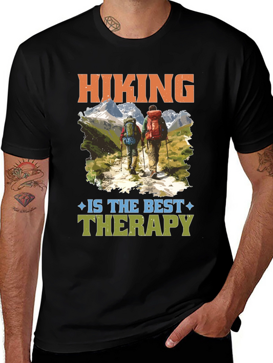 Hiking Therapy T-Shirt - Outdoor Adventure Tee