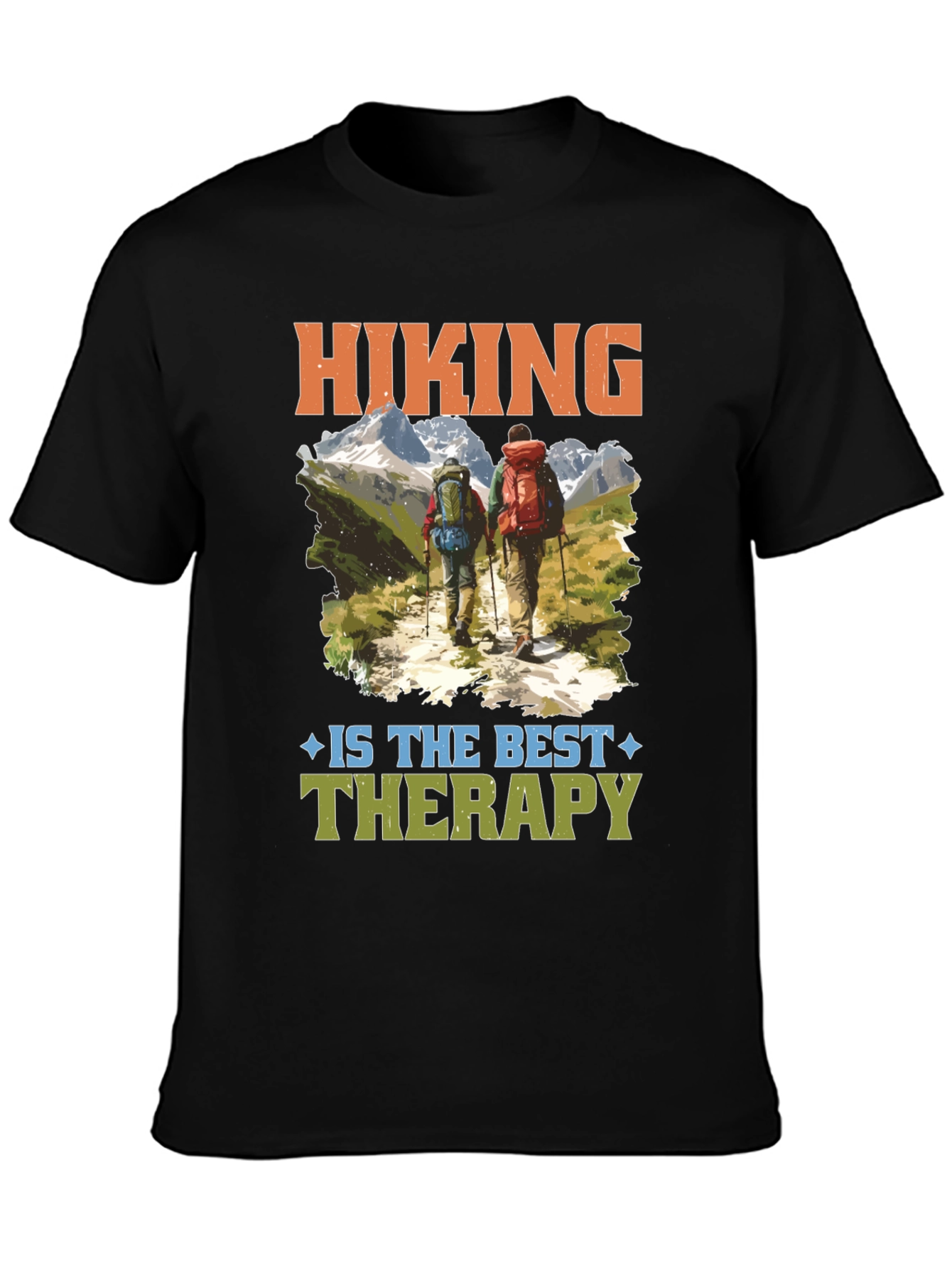 Hiking Therapy T-Shirt - Outdoor Adventure Tee