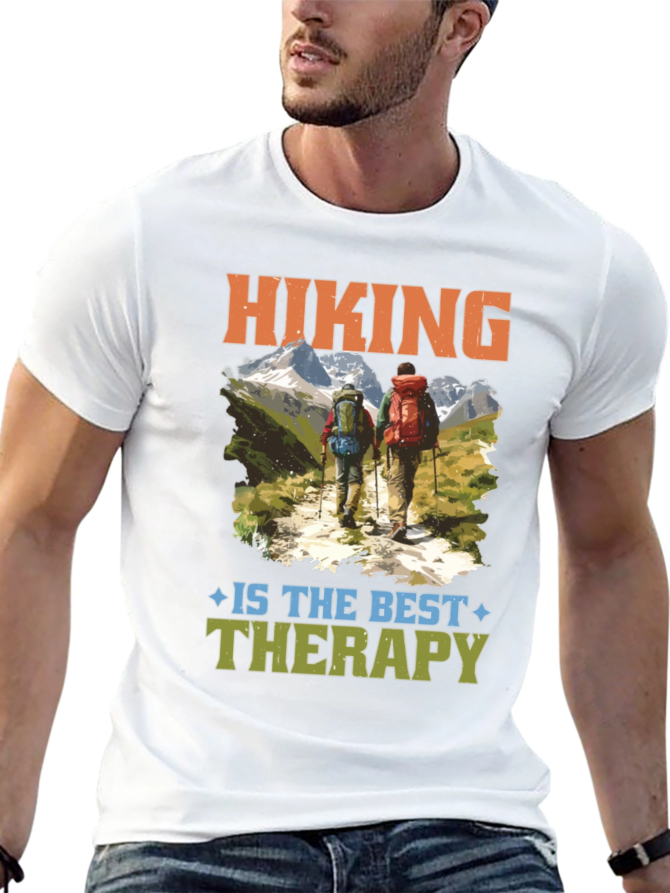 Hiking Therapy T-Shirt - Outdoor Adventure Tee