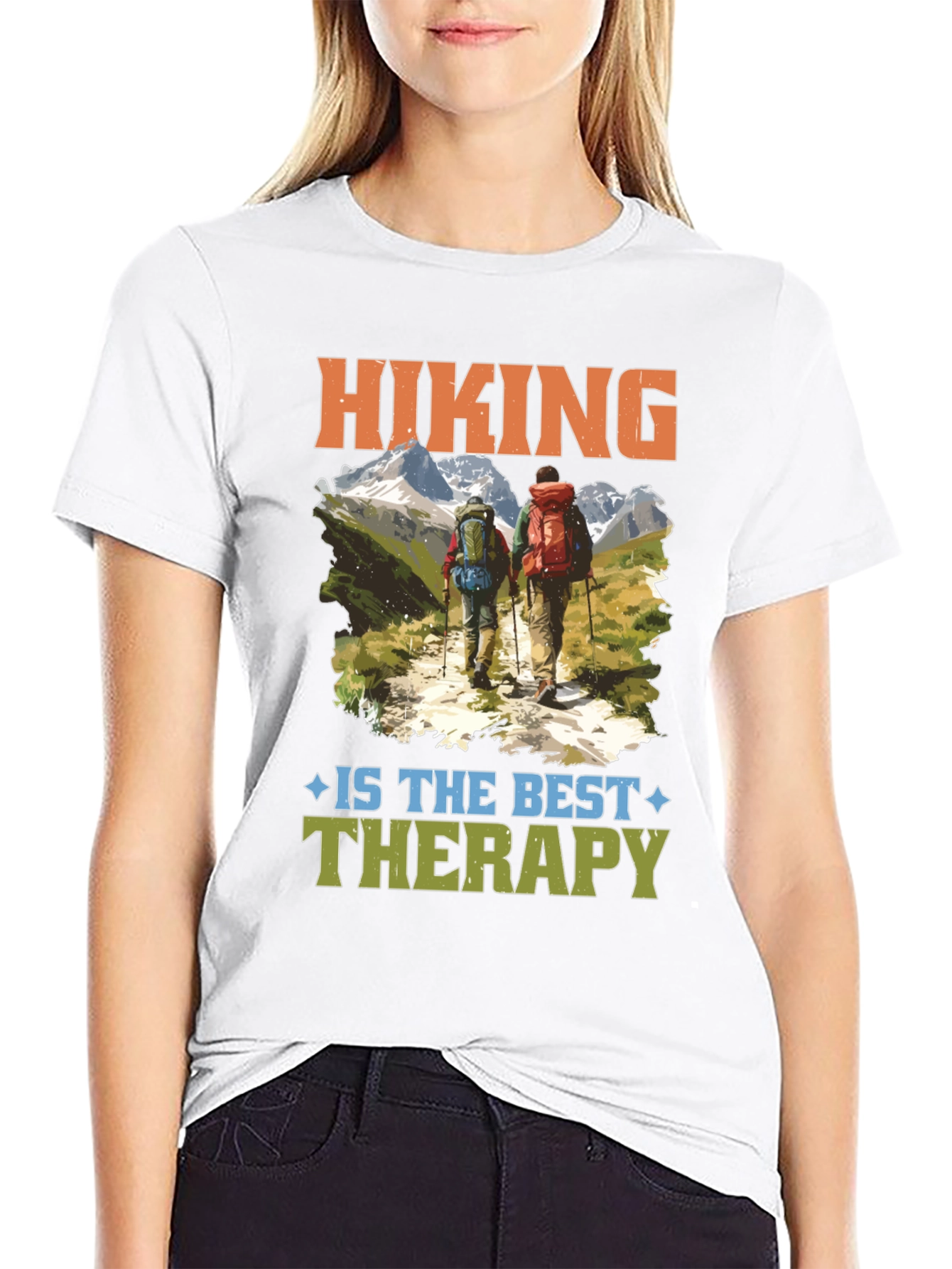 Hiking Therapy T-Shirt - Outdoor Adventure Tee