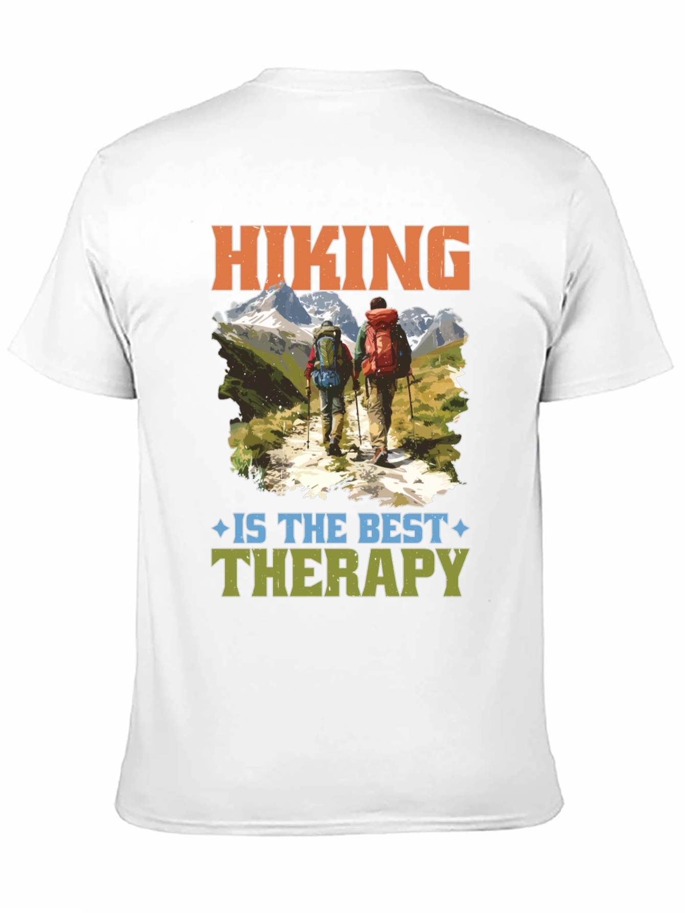 Hiking Therapy T-Shirt - Outdoor Adventure Tee