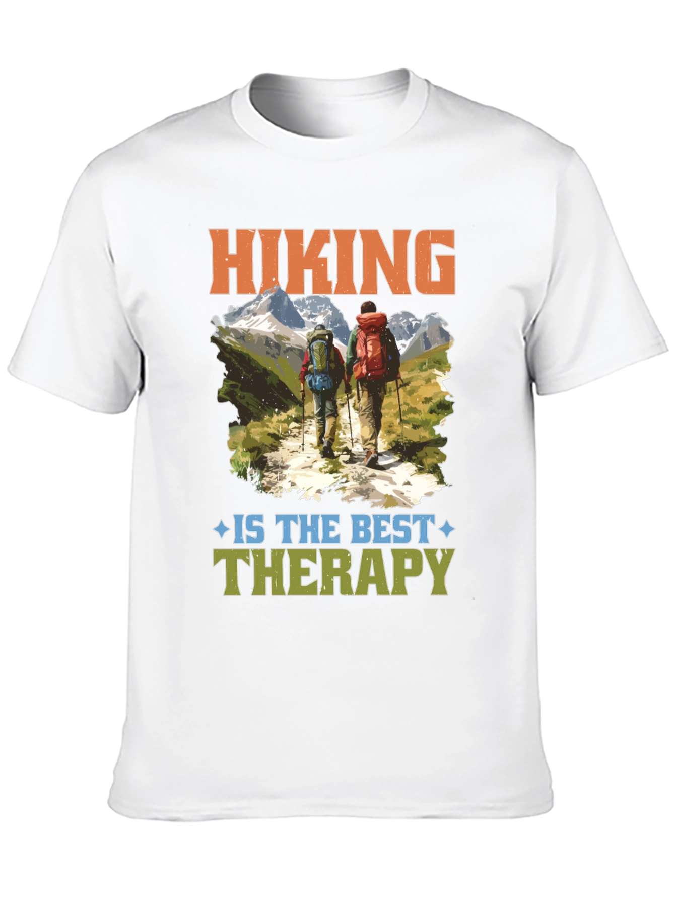 Hiking Therapy T-Shirt - Outdoor Adventure Tee