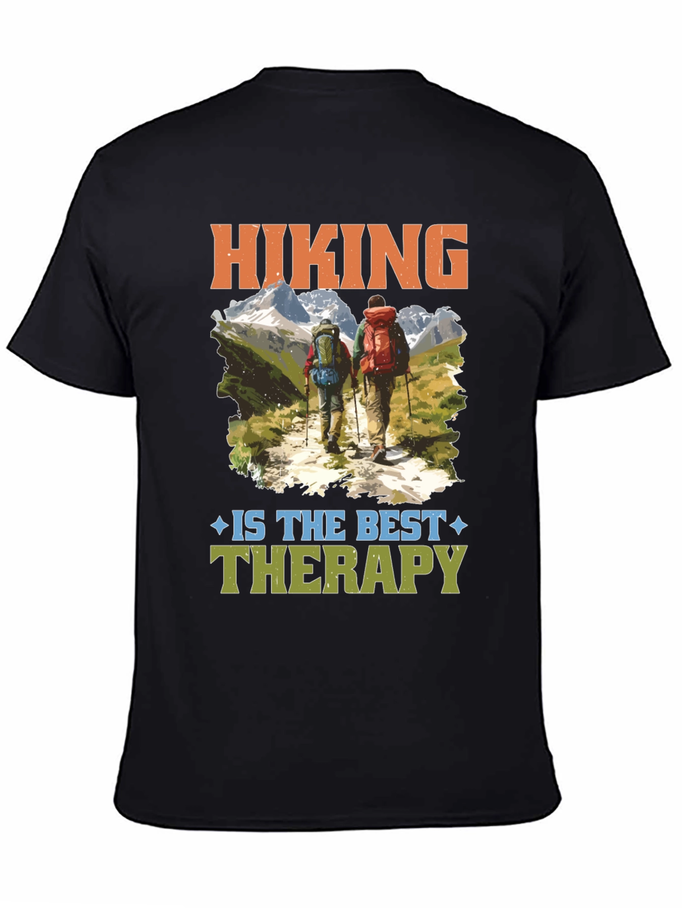Hiking Therapy T-Shirt - Outdoor Adventure Tee
