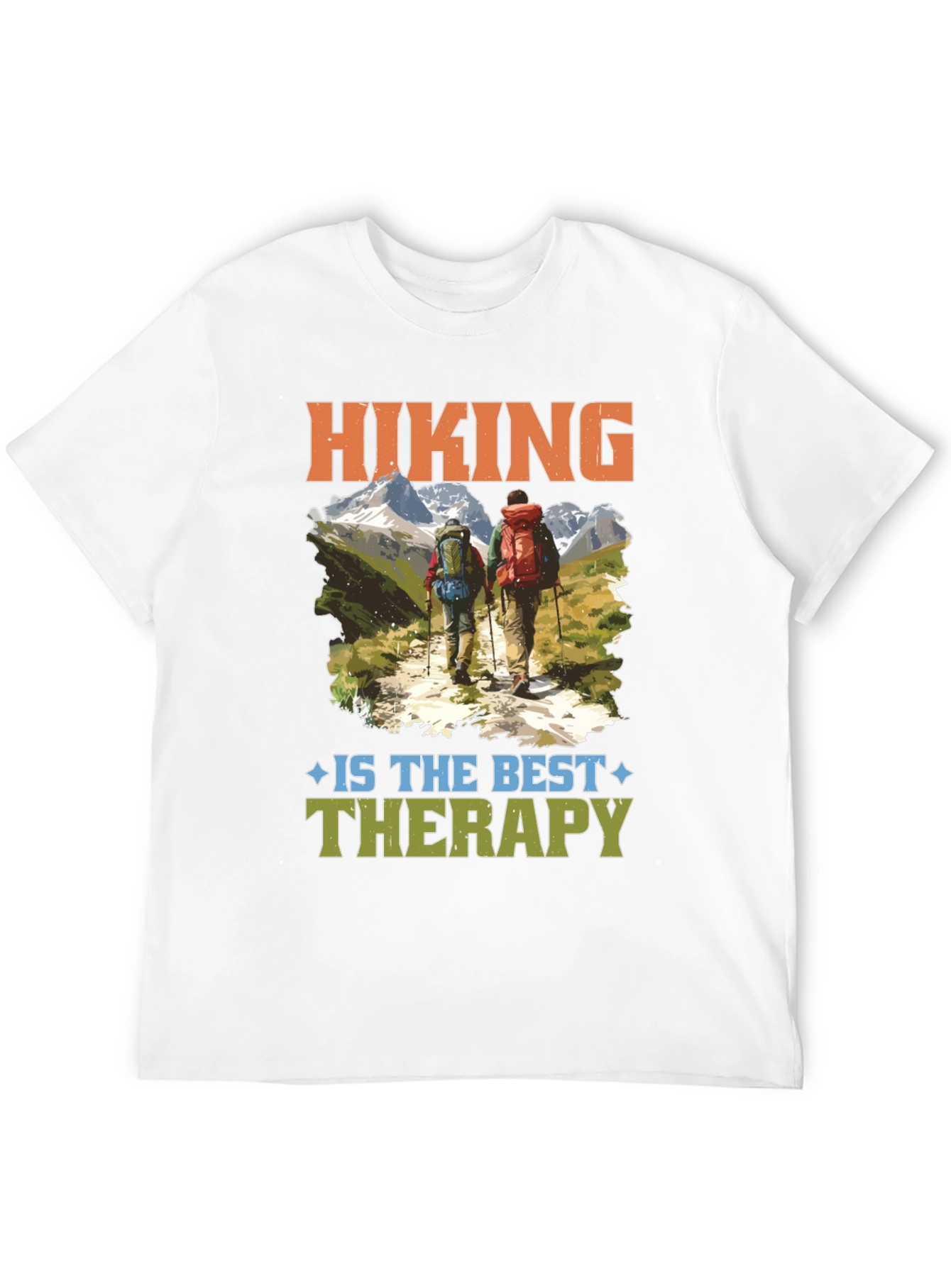 Hiking Therapy T-Shirt - Outdoor Adventure Tee