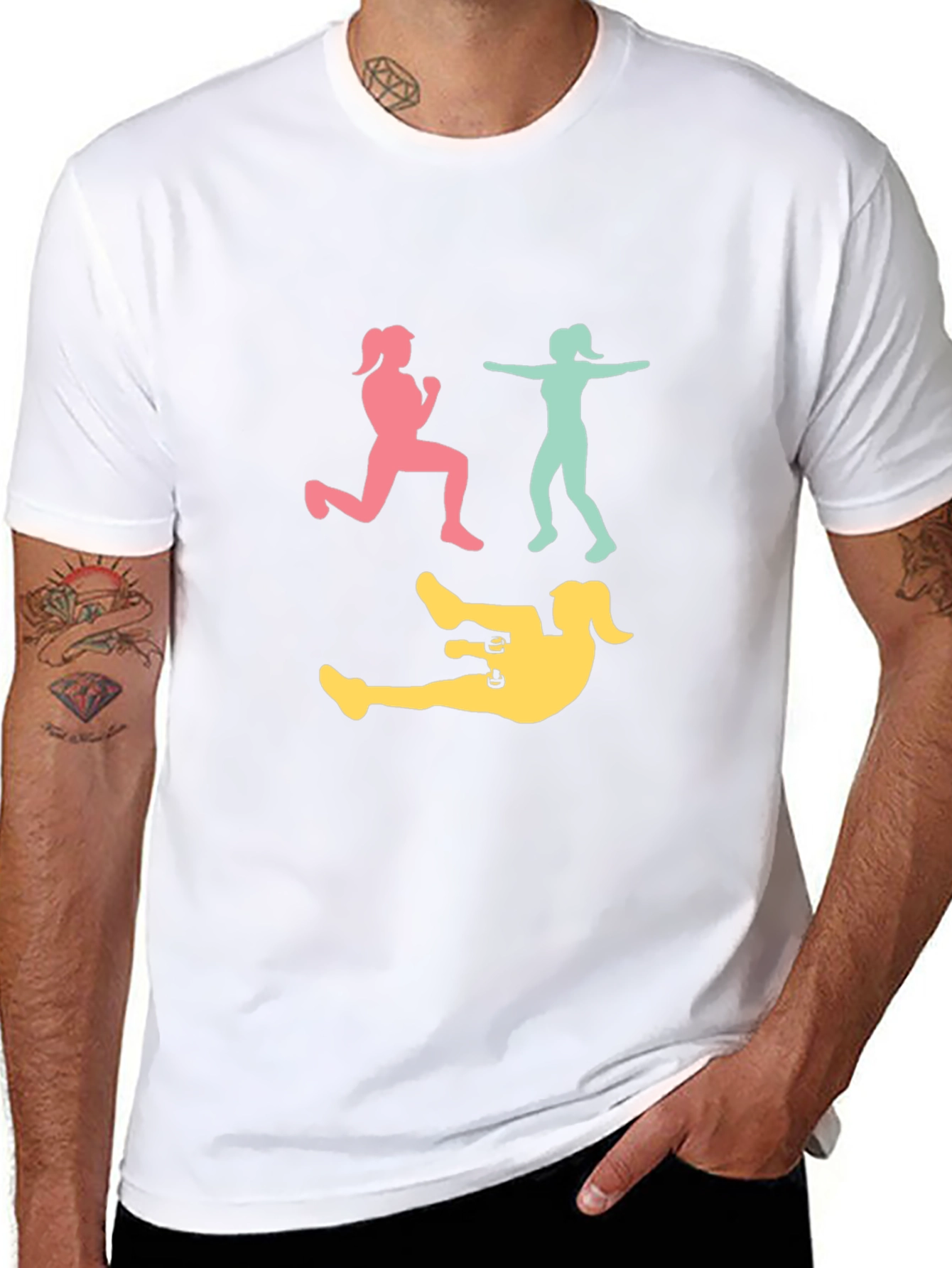 Workout Graphic Tee - Fitness Exercise Shirt