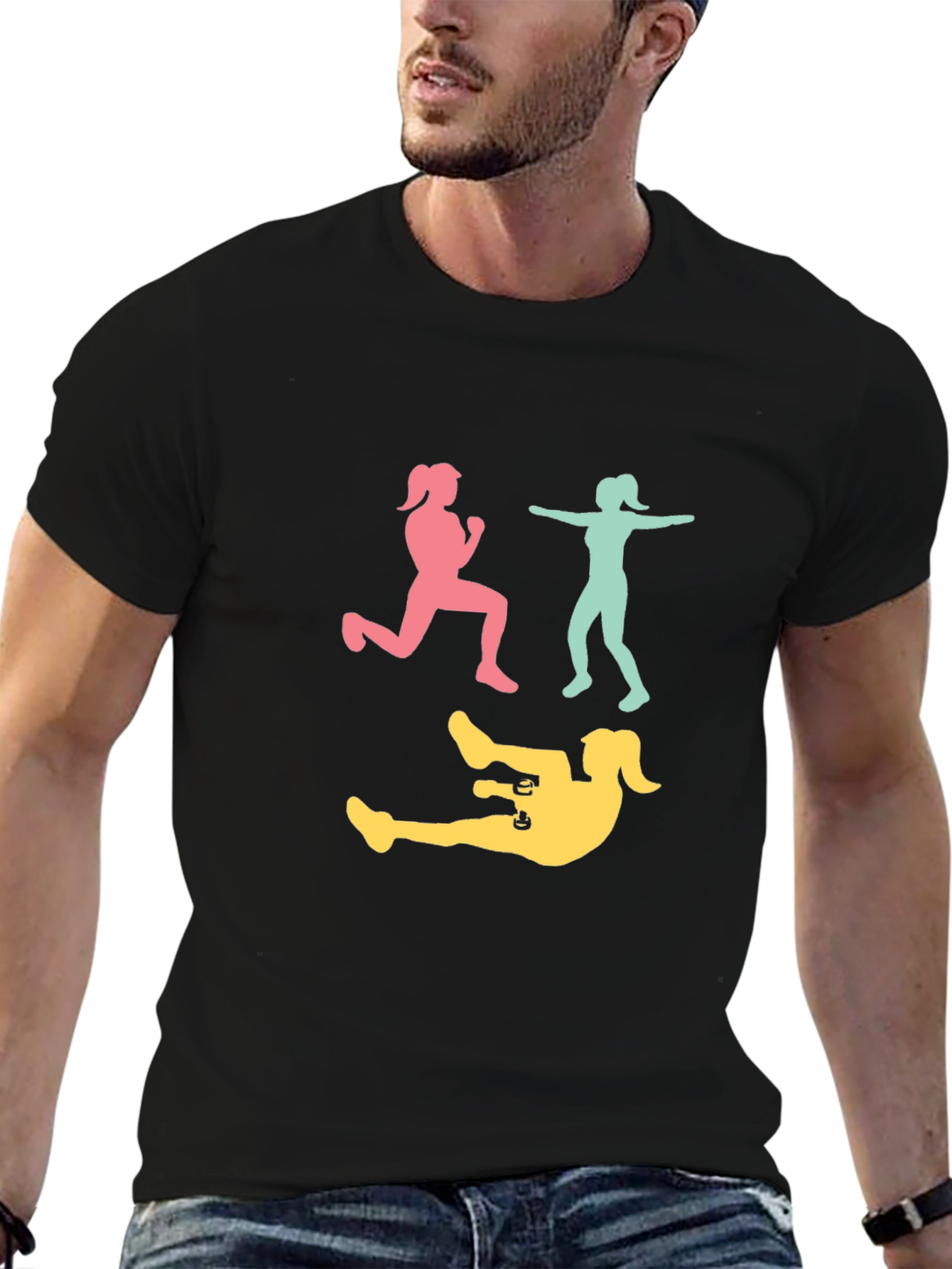 Workout Graphic Tee - Fitness Exercise Shirt
