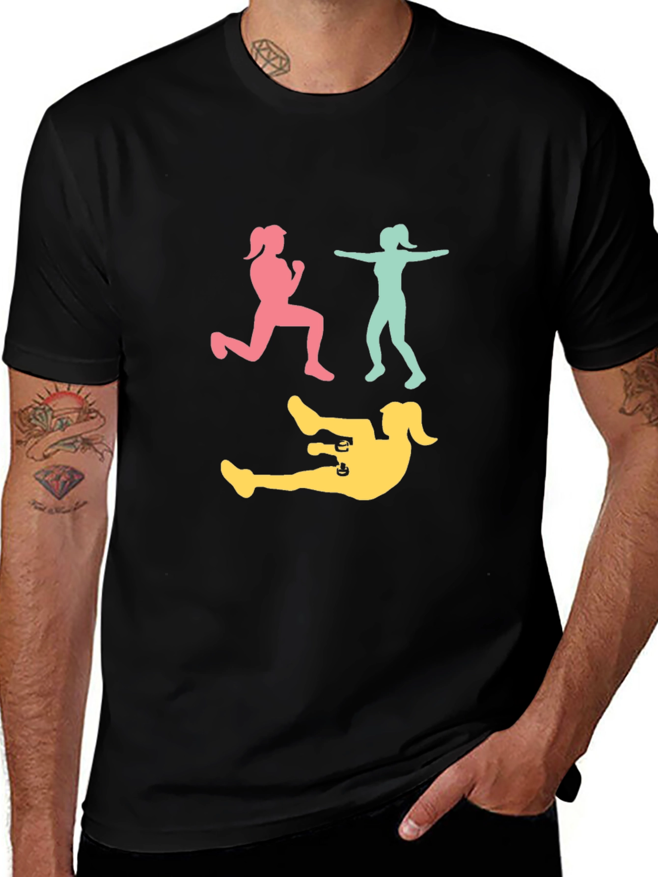 Workout Graphic Tee - Fitness Exercise Shirt