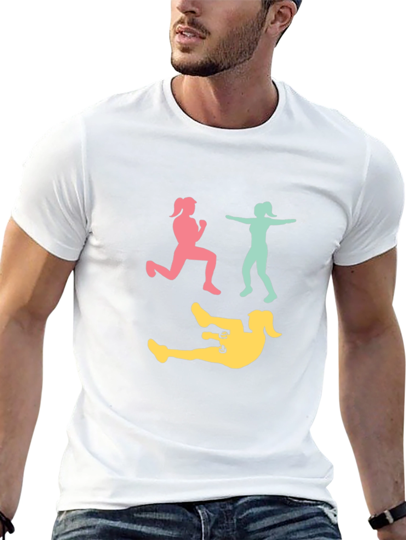 Workout Graphic Tee - Fitness Exercise Shirt