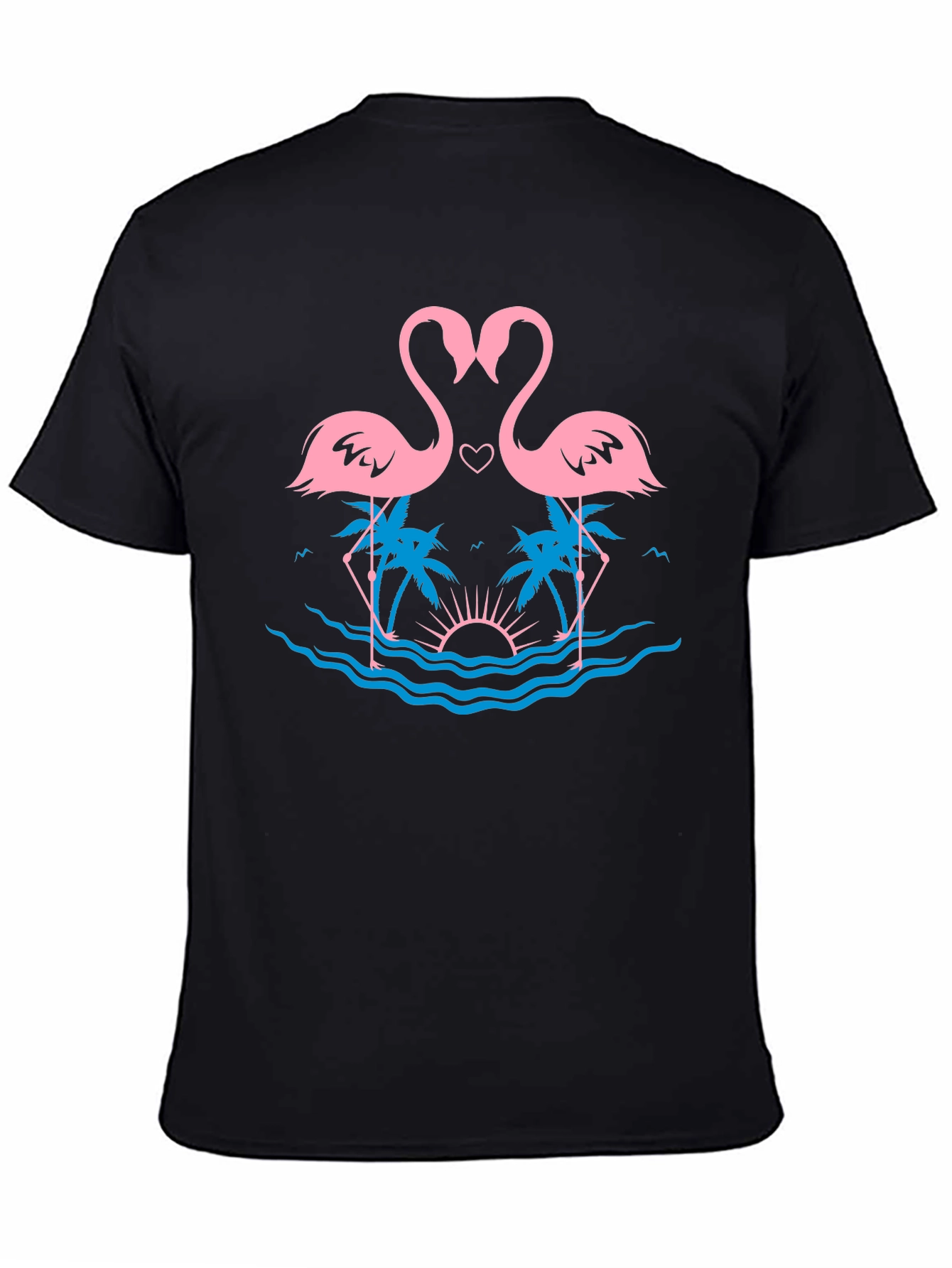 Tropical Flamingo Love T-Shirt
