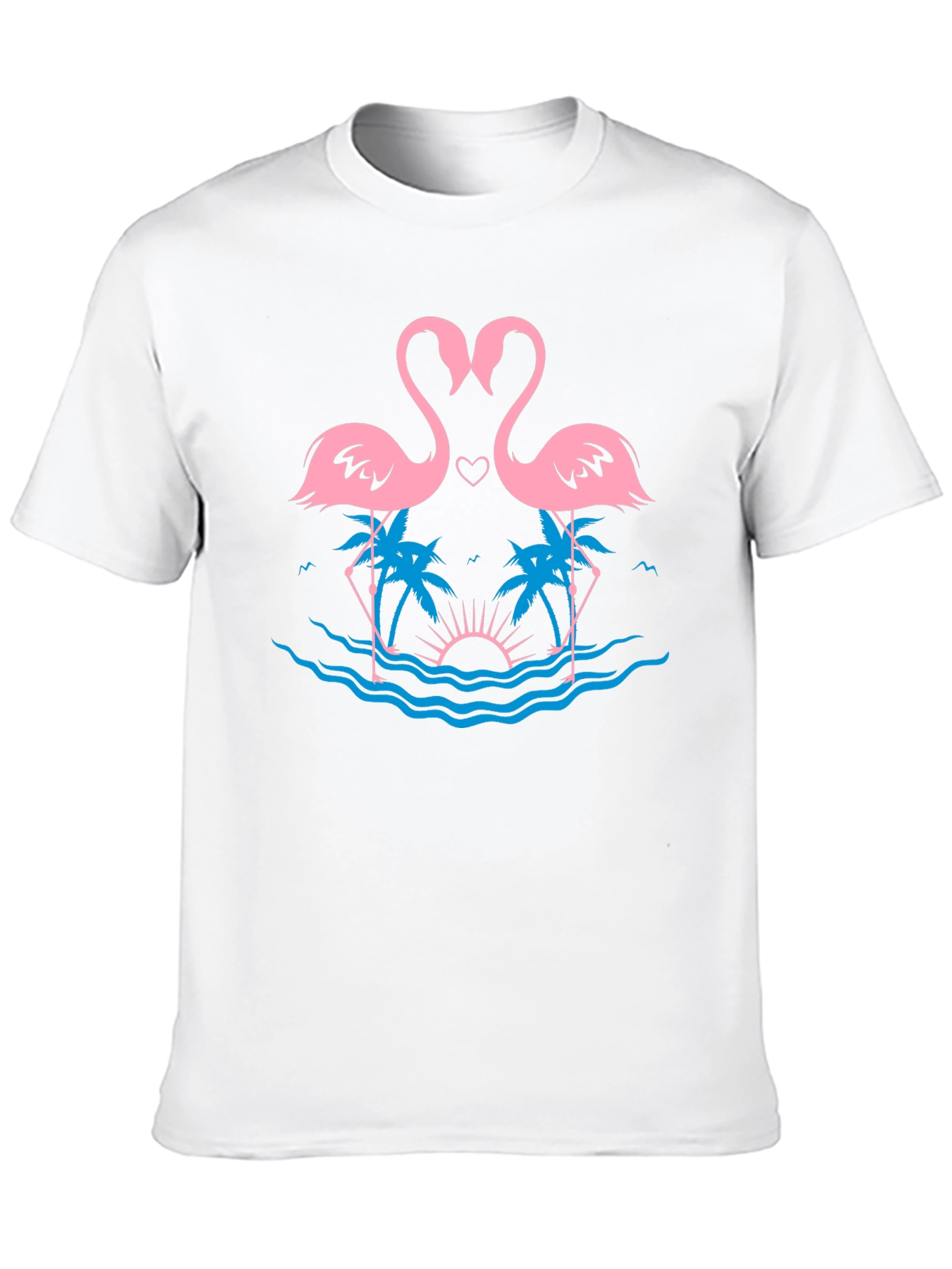 Tropical Flamingo Love T-Shirt
