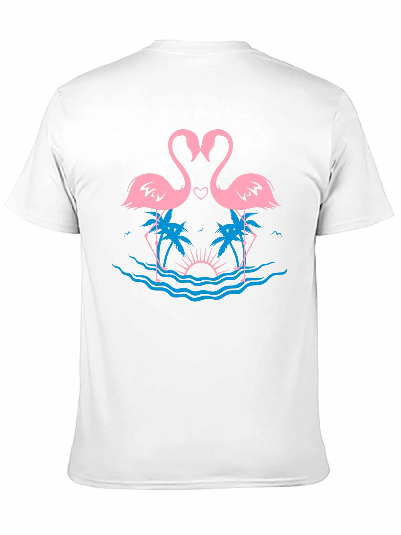 Tropical Flamingo Love T-Shirt