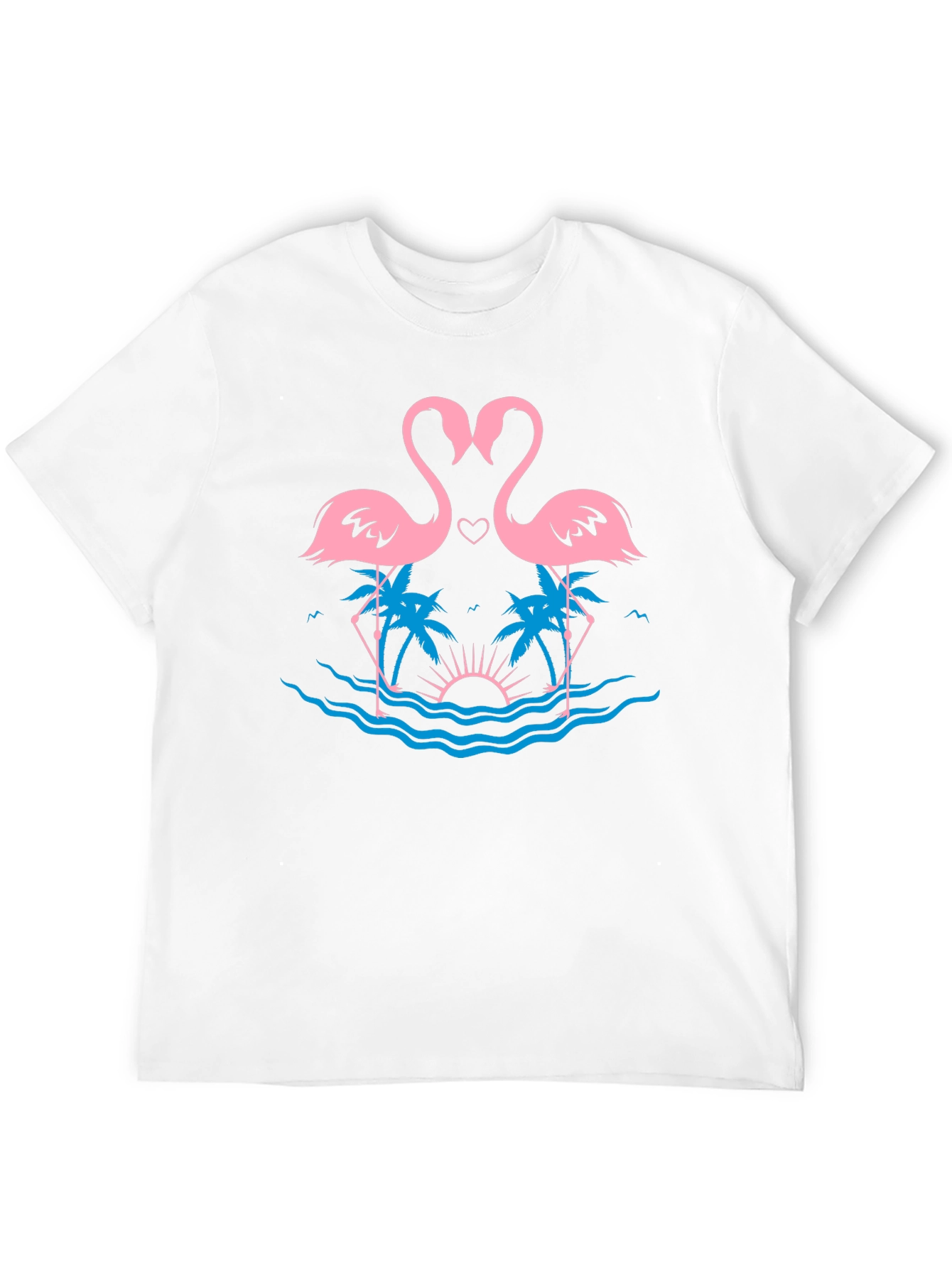 Tropical Flamingo Love T-Shirt