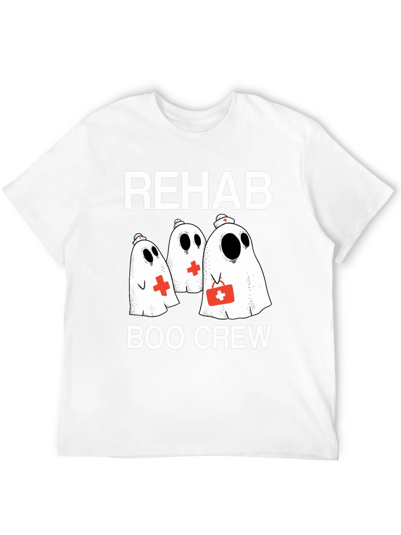 Rehab Boo Crew Halloween T-Shirt
