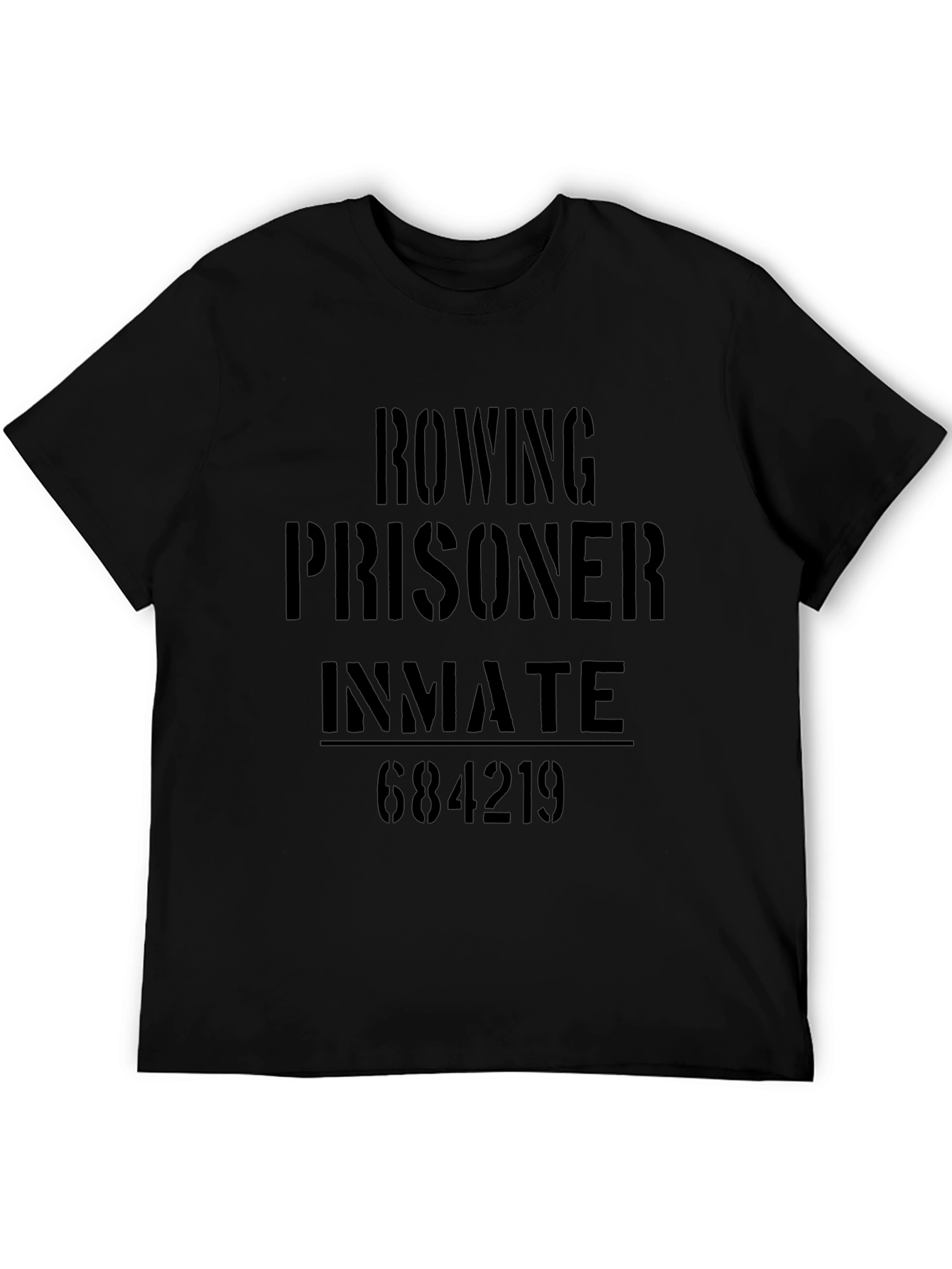 Rowing Prisoner Inmate Graphic T-Shirt