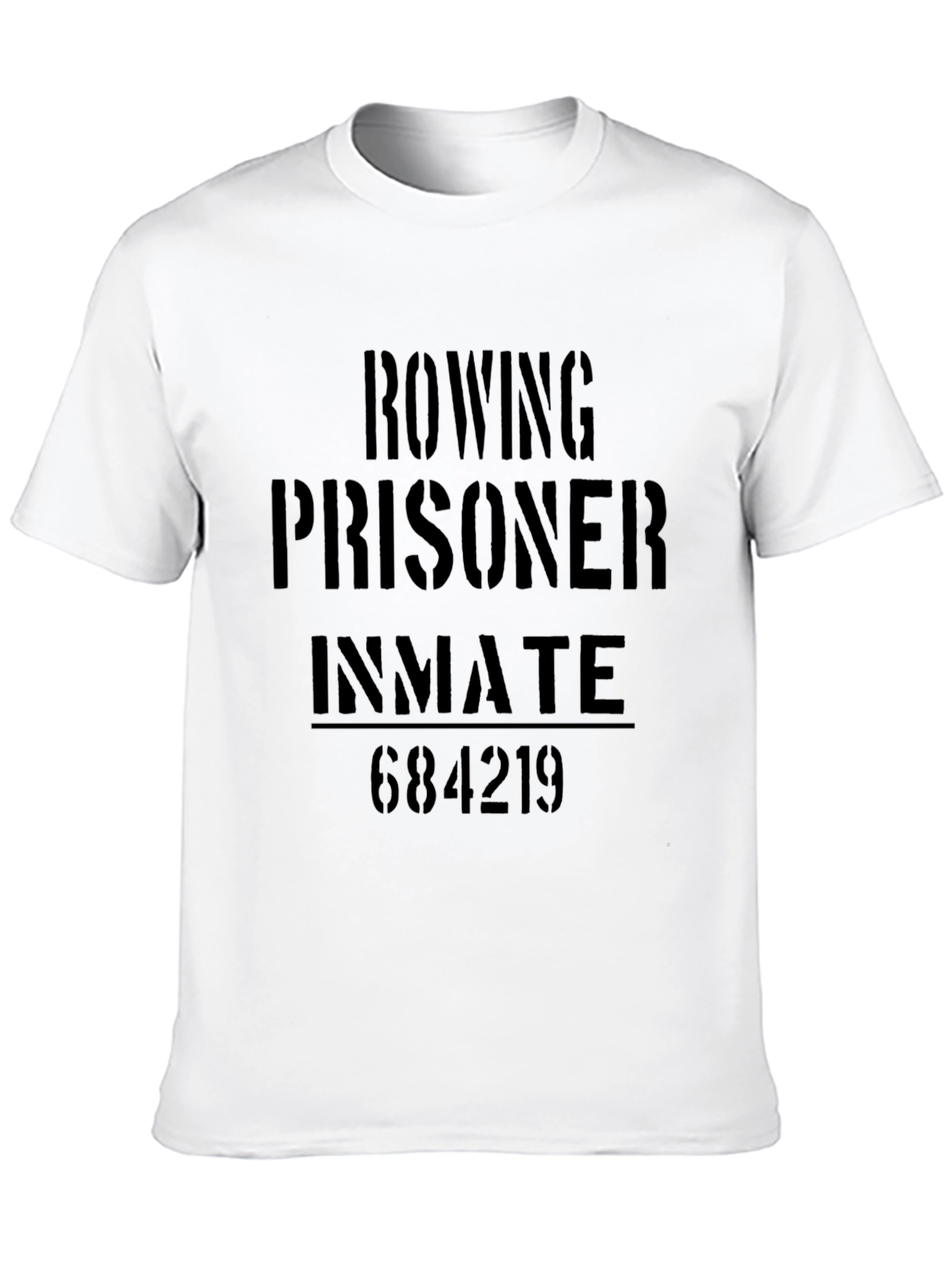Rowing Prisoner Inmate Graphic T-Shirt