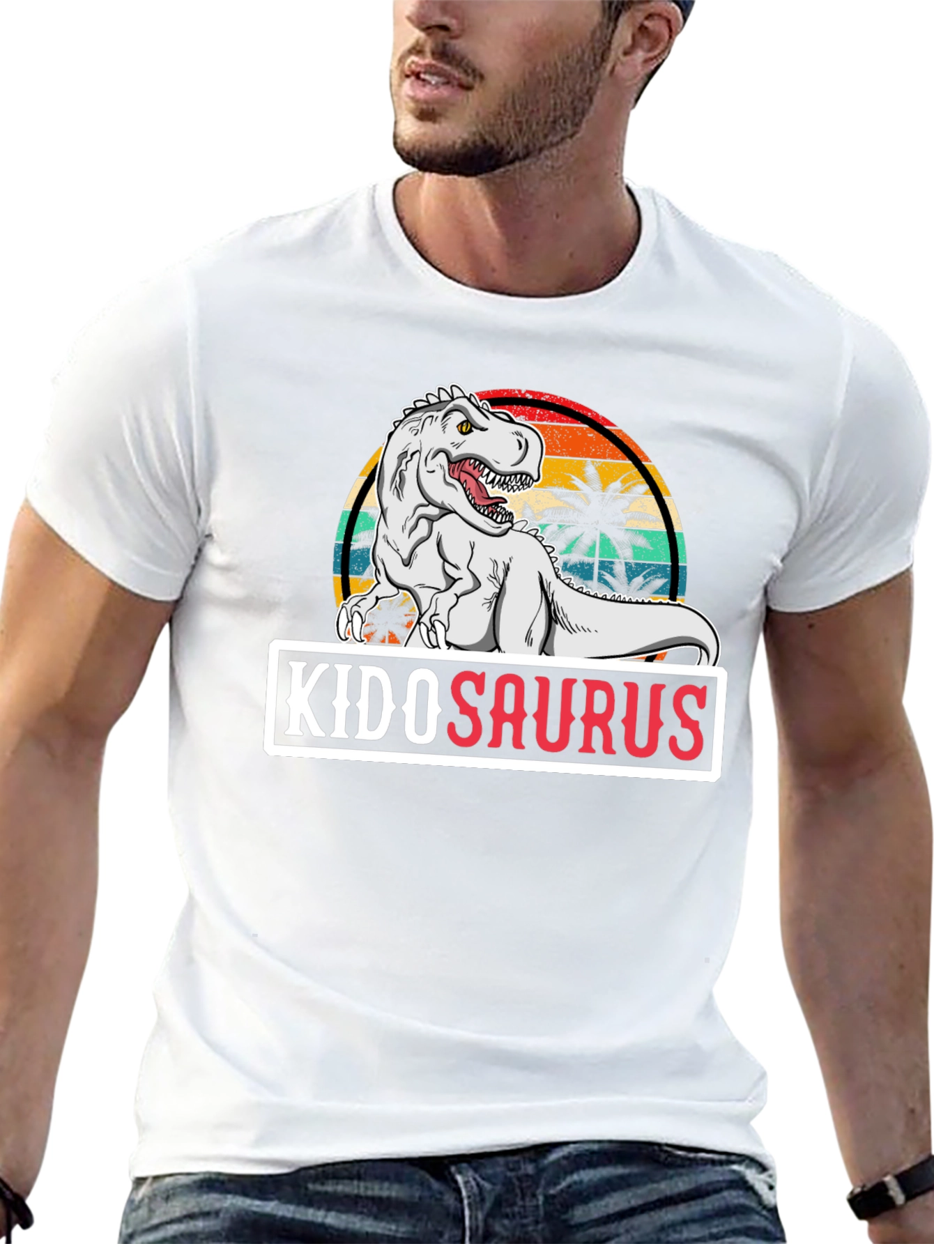 Kidosaurus Retro Dinosaur T-Shirt