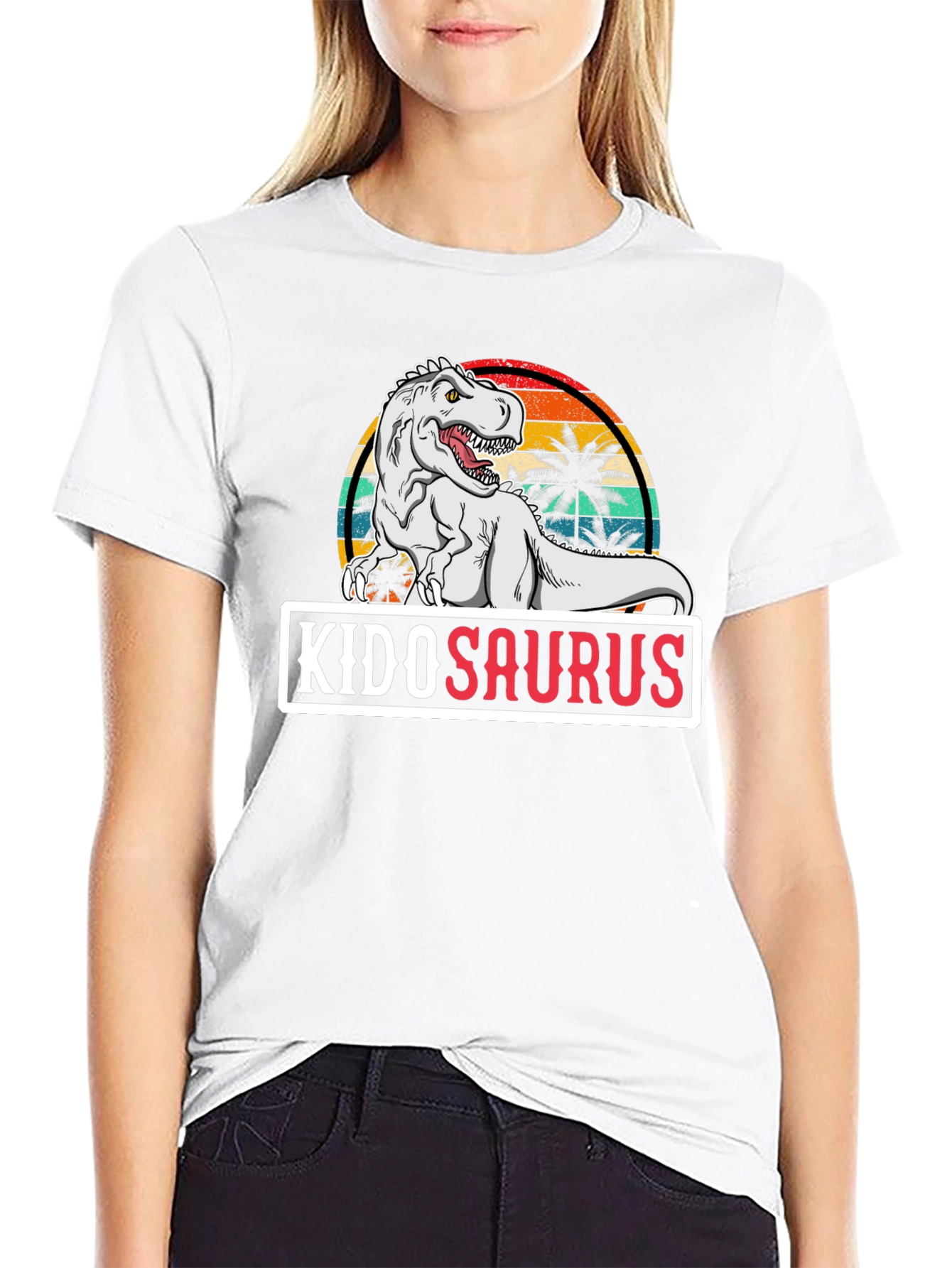 Kidosaurus Retro Dinosaur T-Shirt