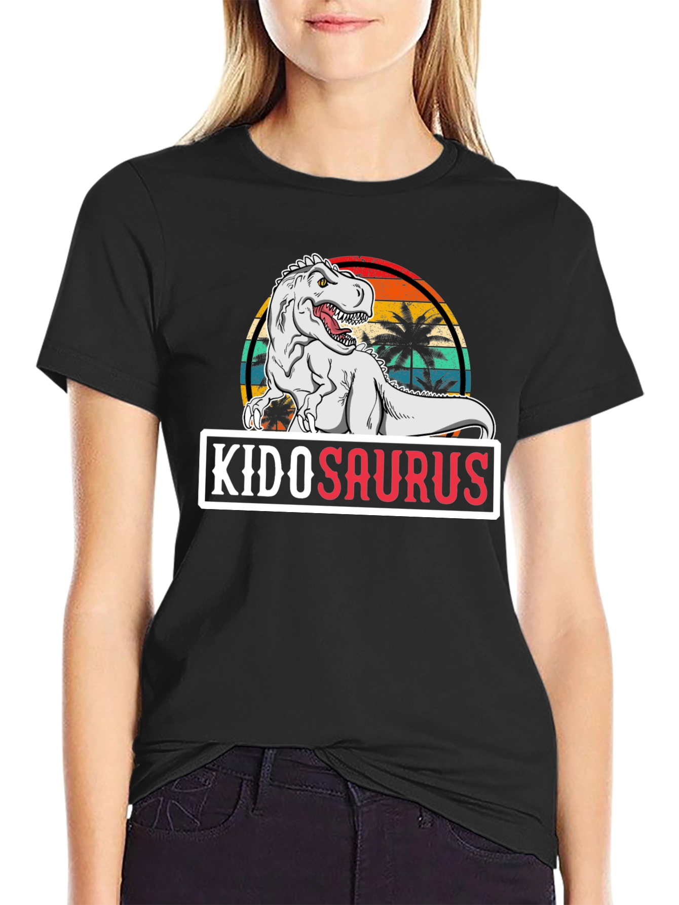 Kidosaurus Retro Dinosaur T-Shirt