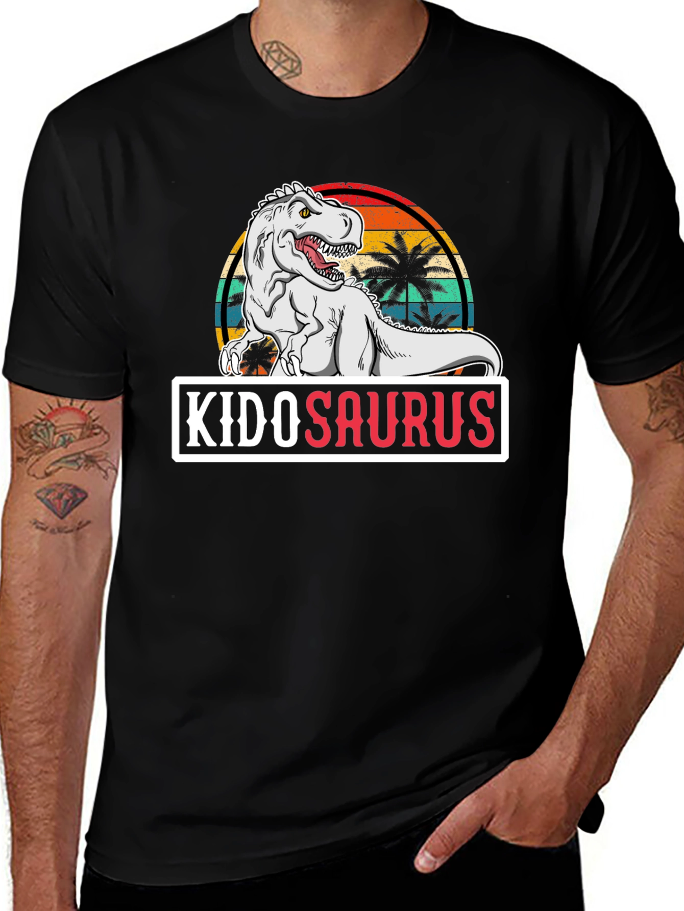 Kidosaurus Retro Dinosaur T-Shirt