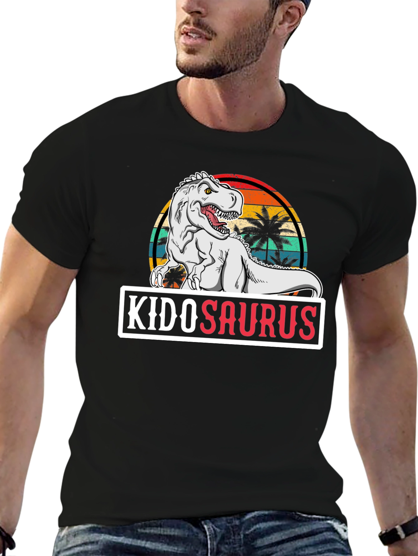 Kidosaurus Retro Dinosaur T-Shirt