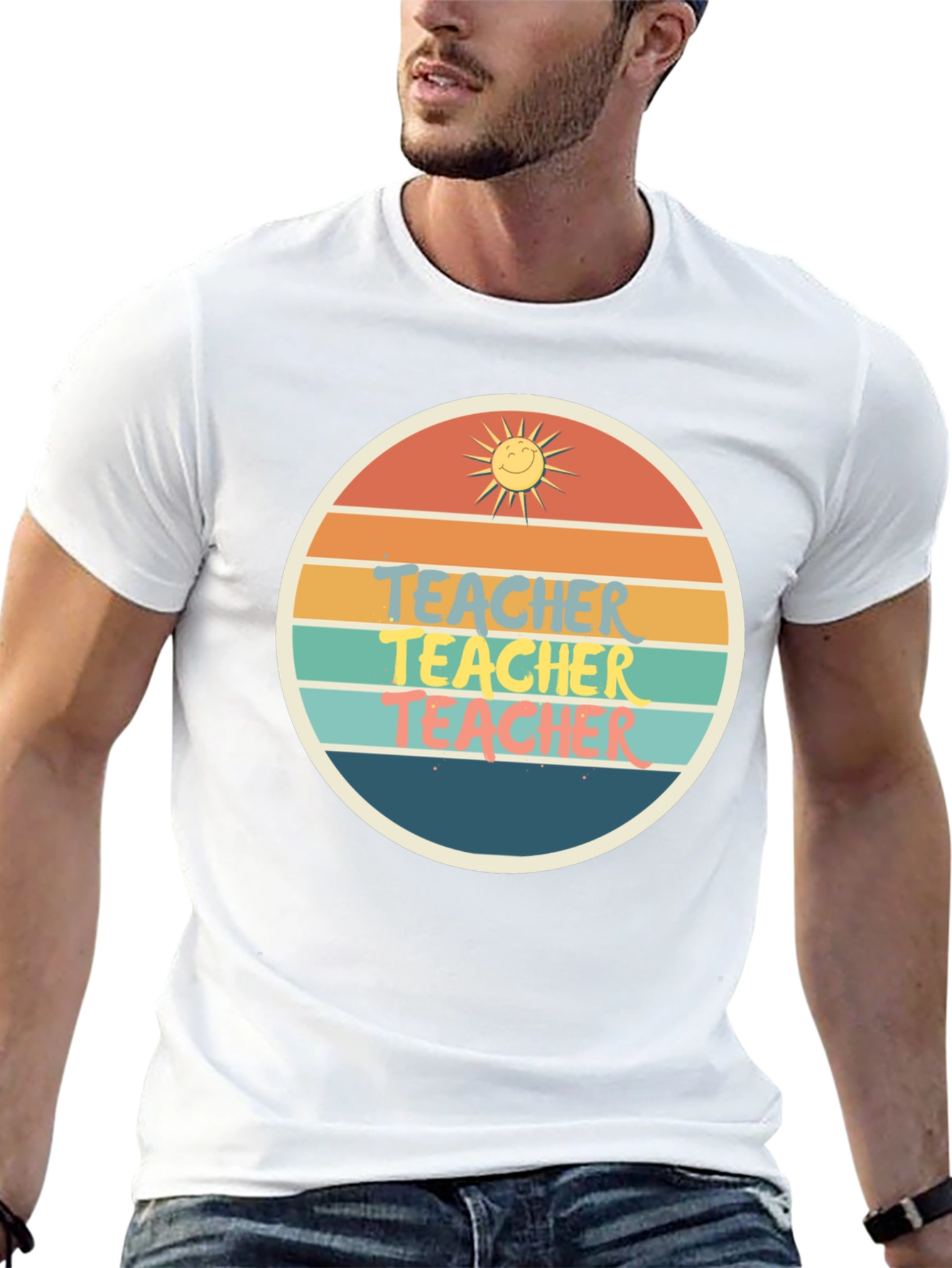 Teacher Retro Graphic T-Shirt