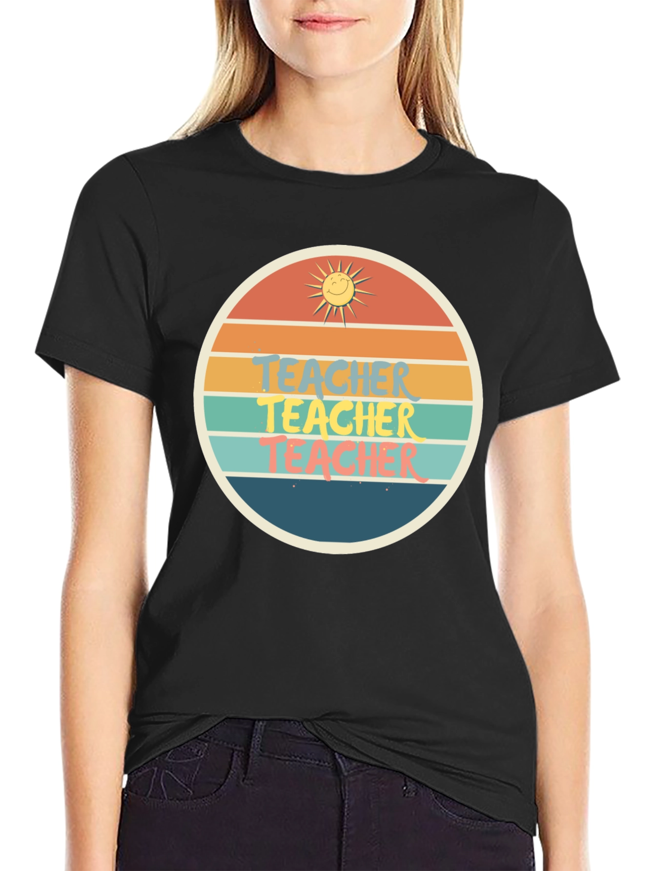 Teacher Retro Graphic T-Shirt
