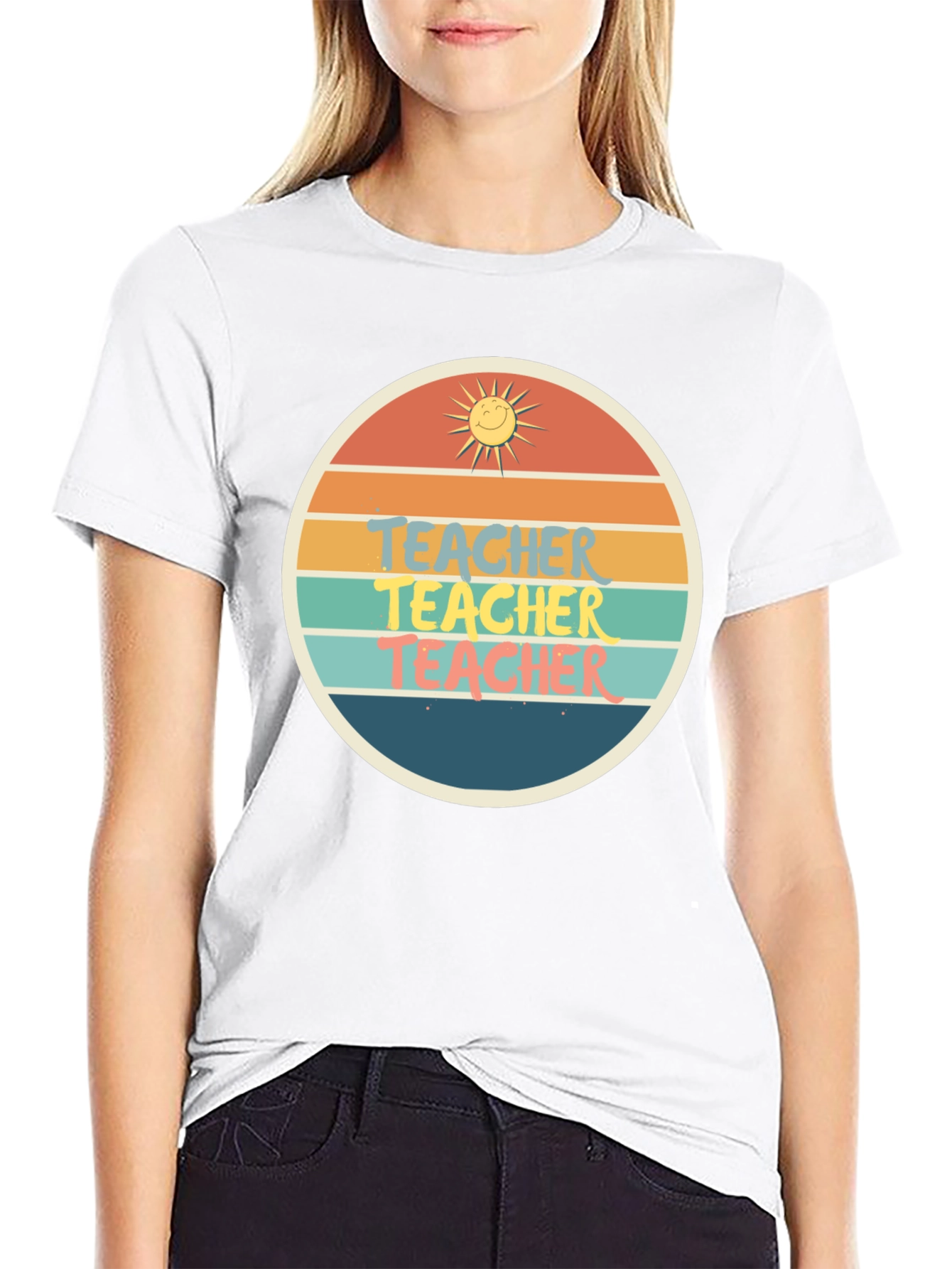 Teacher Retro Graphic T-Shirt