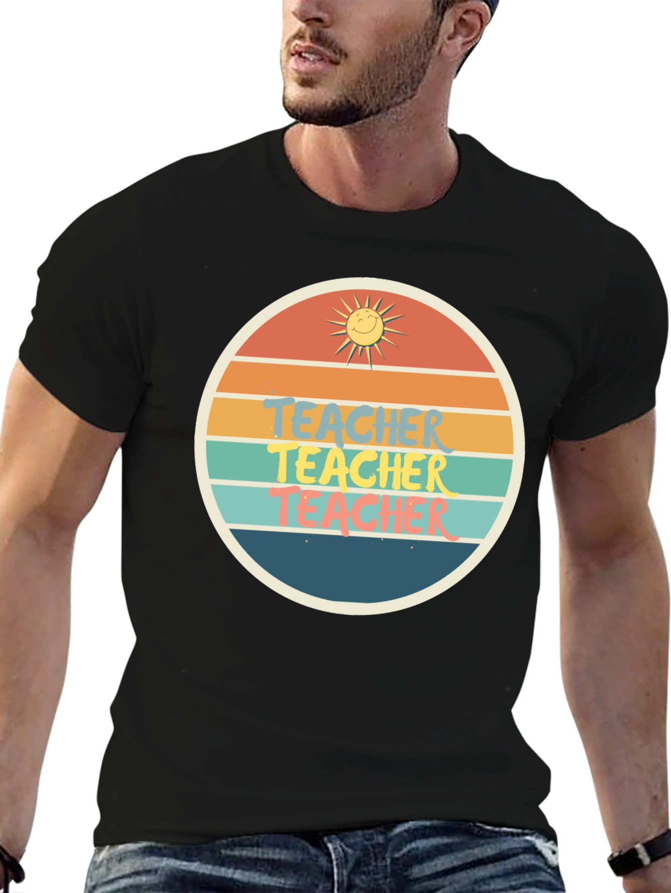Teacher Retro Graphic T-Shirt