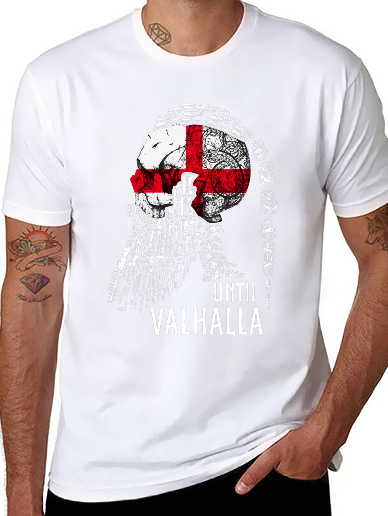 Until Valhalla Skull T-Shirt