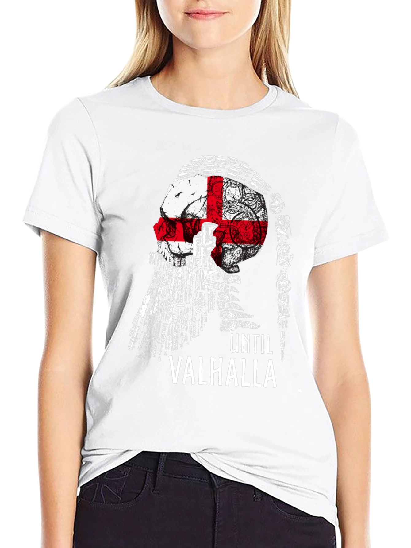 Until Valhalla Skull T-Shirt