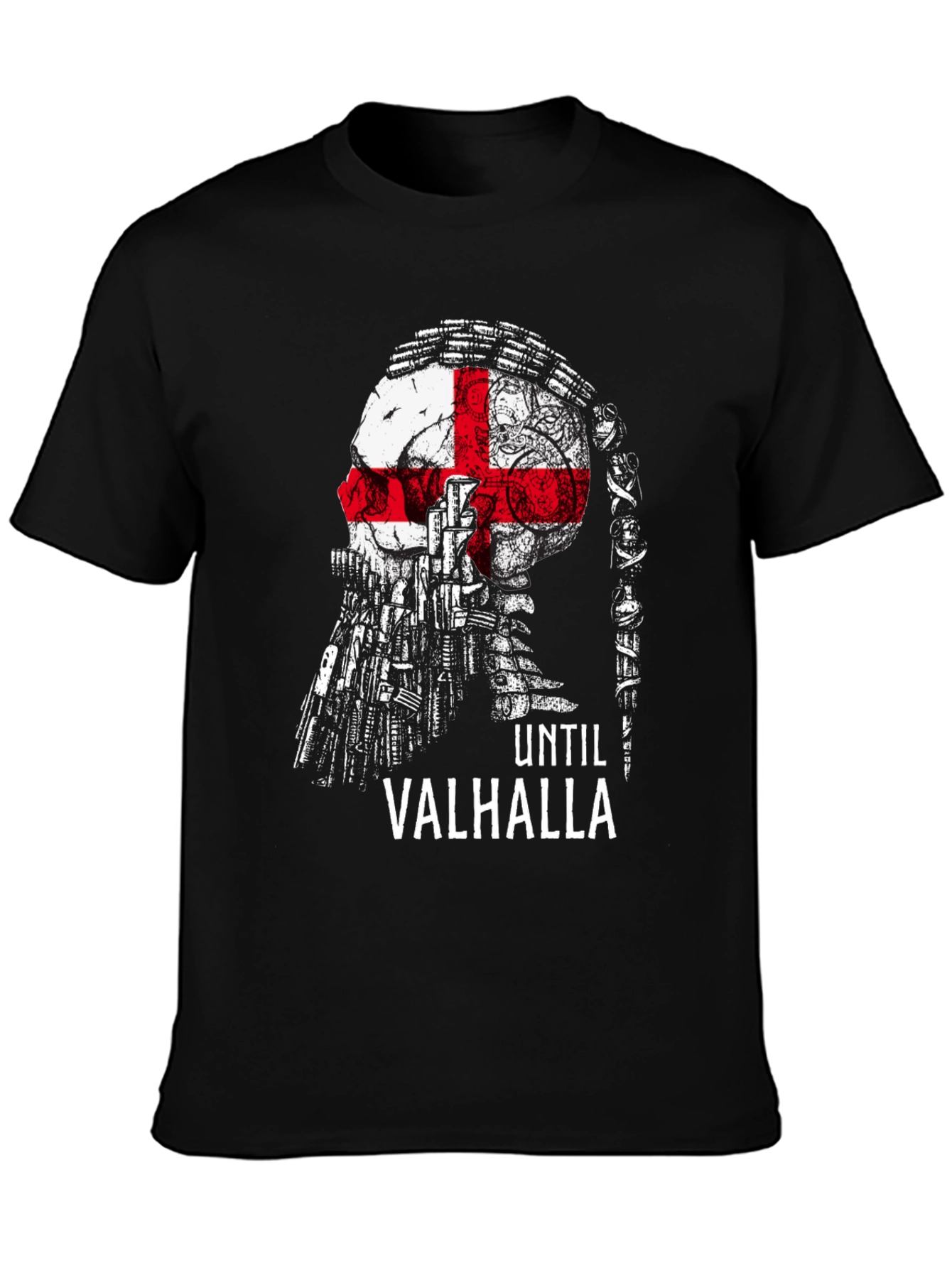 Until Valhalla Skull T-Shirt