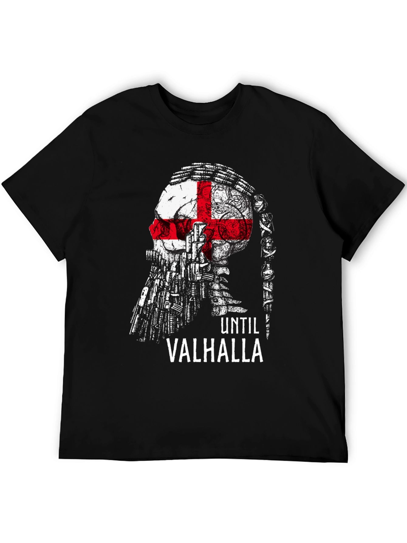 Until Valhalla Skull T-Shirt