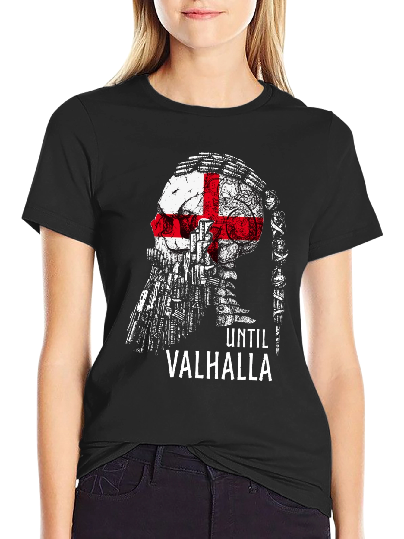 Until Valhalla Skull T-Shirt