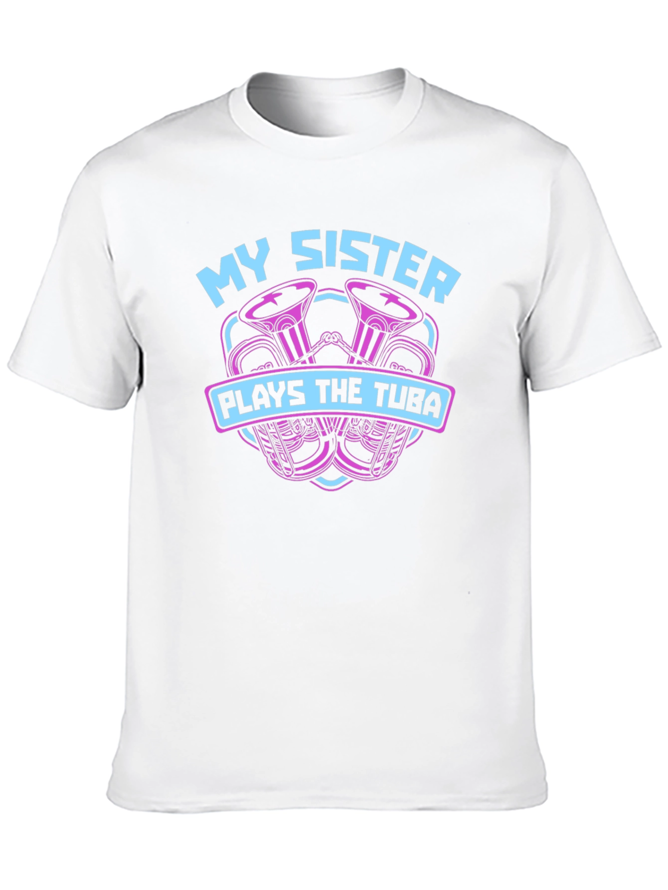 My Sister Plays the Tuba Black T-Shirt