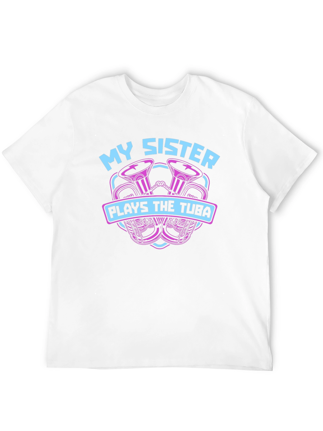 My Sister Plays the Tuba Black T-Shirt