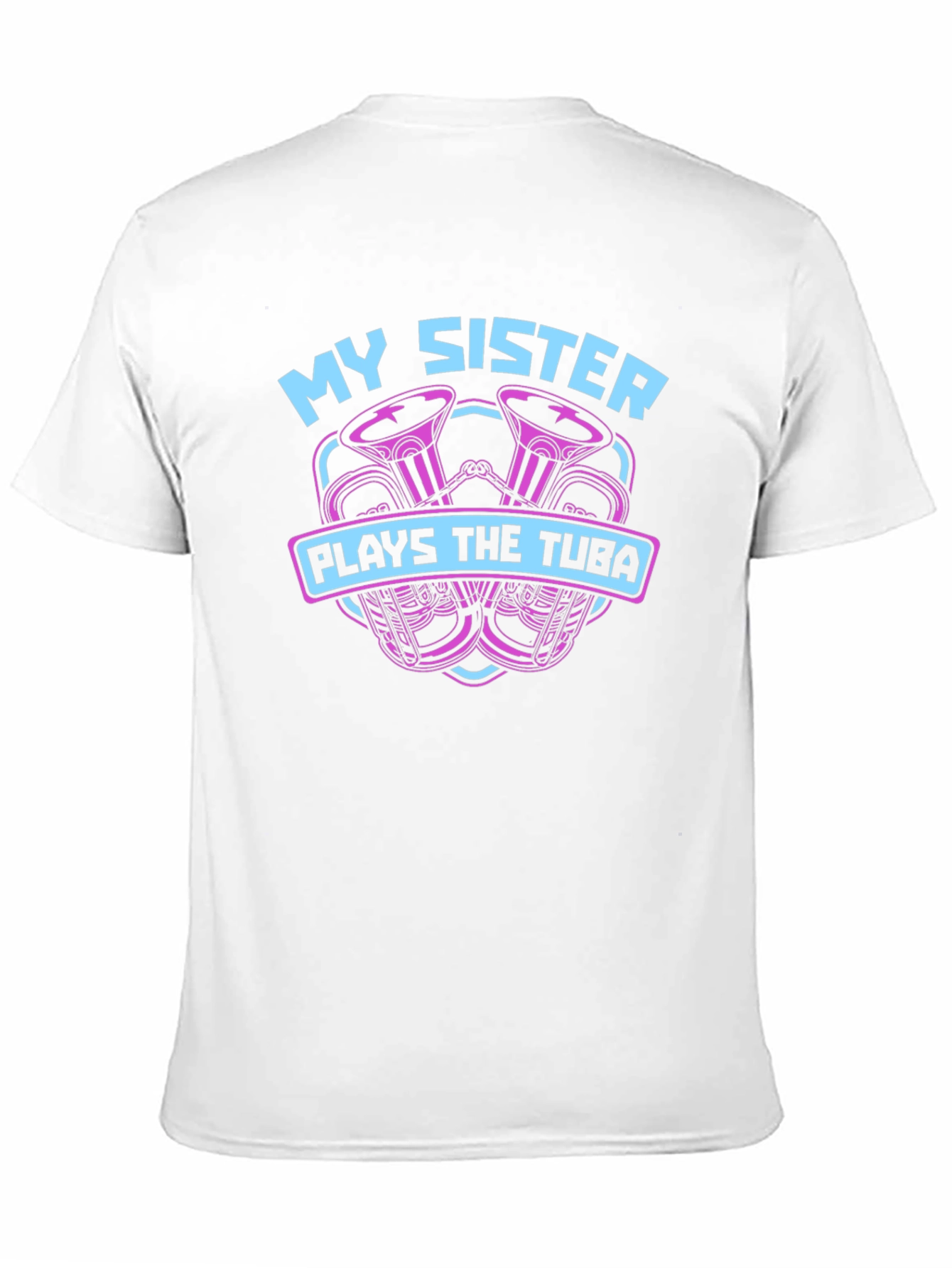 My Sister Plays the Tuba Black T-Shirt