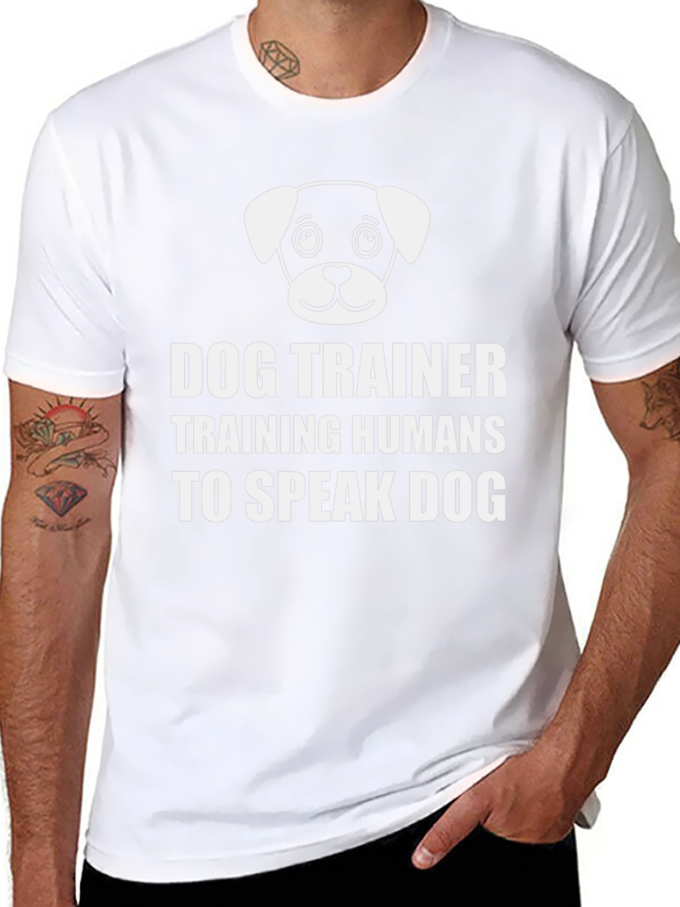 Dog Trainer T-Shirt - Training Humans to Speak Dog
