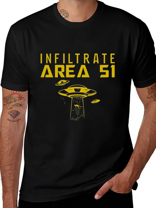 Infiltrate Area 51 T-Shirt - Black