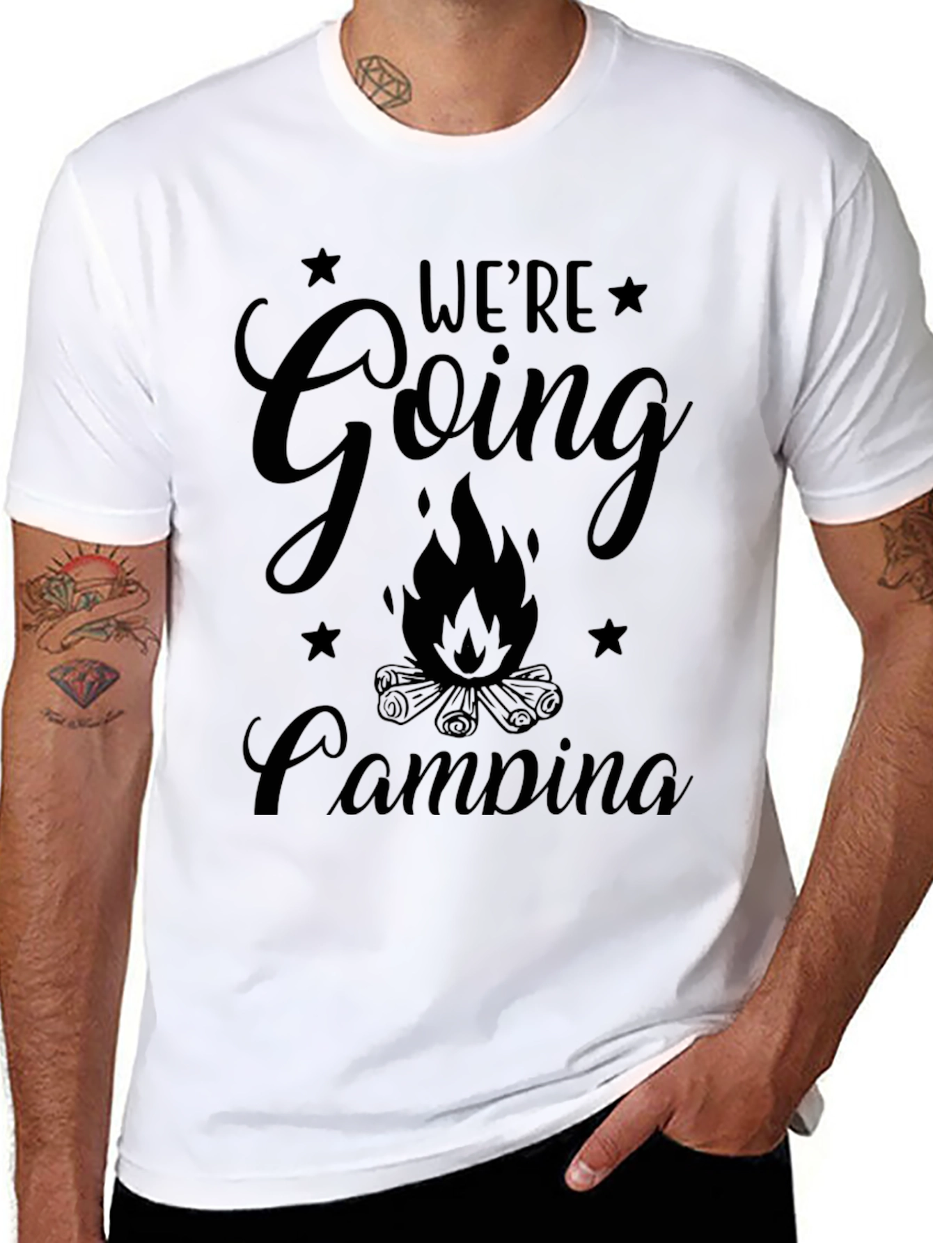 Camping Graphic Tee - Adventure Awaits!