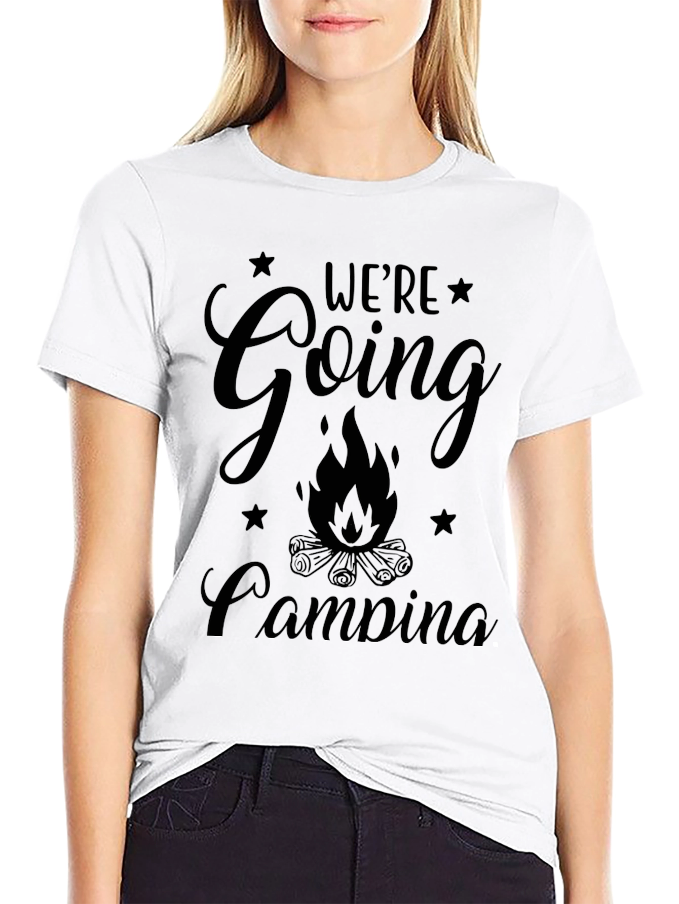 Camping Graphic Tee - Adventure Awaits!