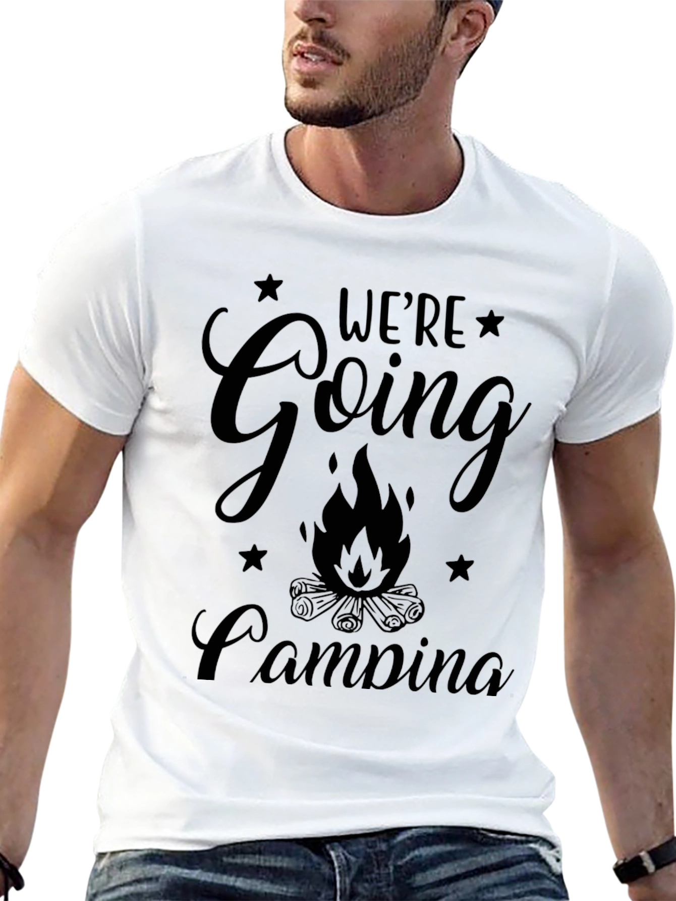 Camping Graphic Tee - Adventure Awaits!