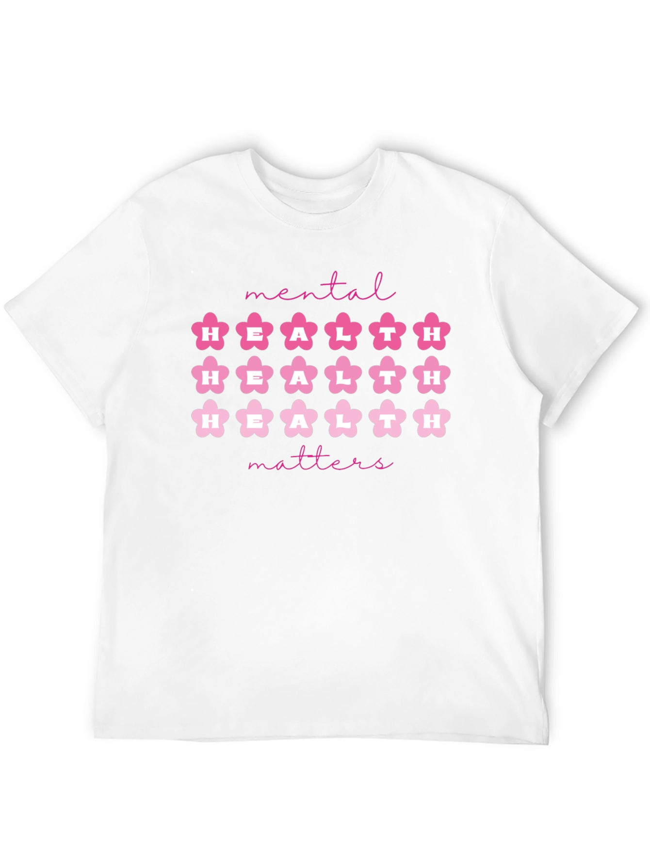 Mental Health Matters Floral Graphic T-Shirt