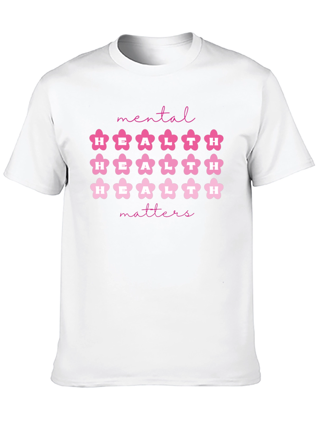 Mental Health Matters Floral Graphic T-Shirt