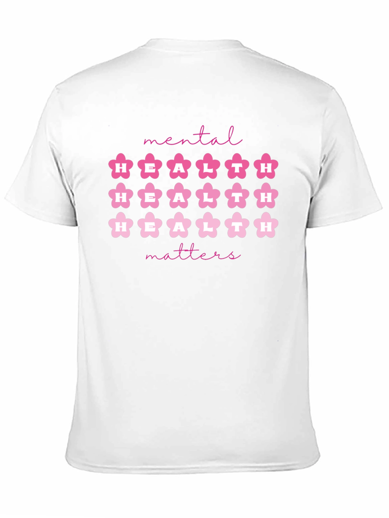 Mental Health Matters Floral Graphic T-Shirt