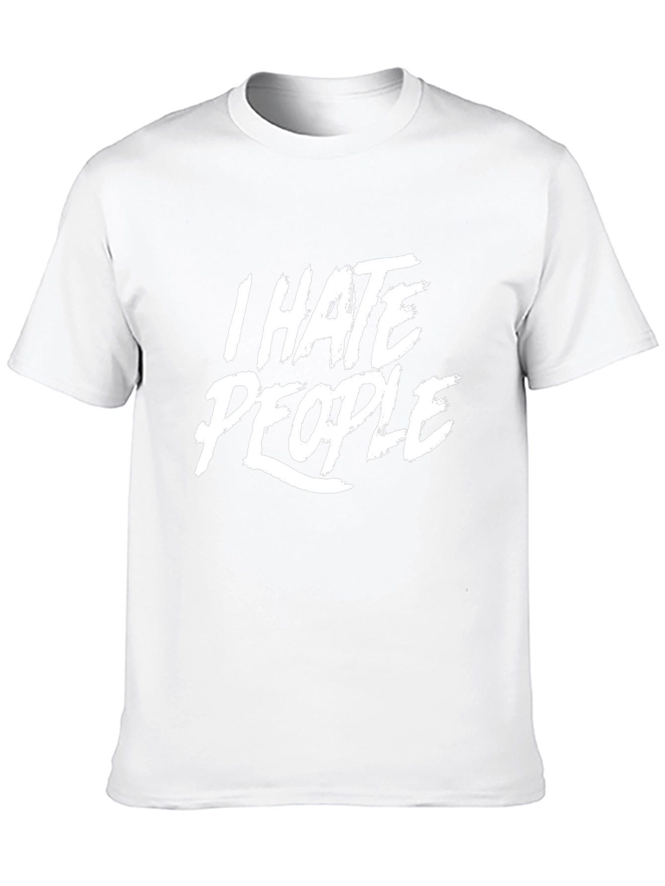 I Hate People Graphic Tee -  Black T-Shirt